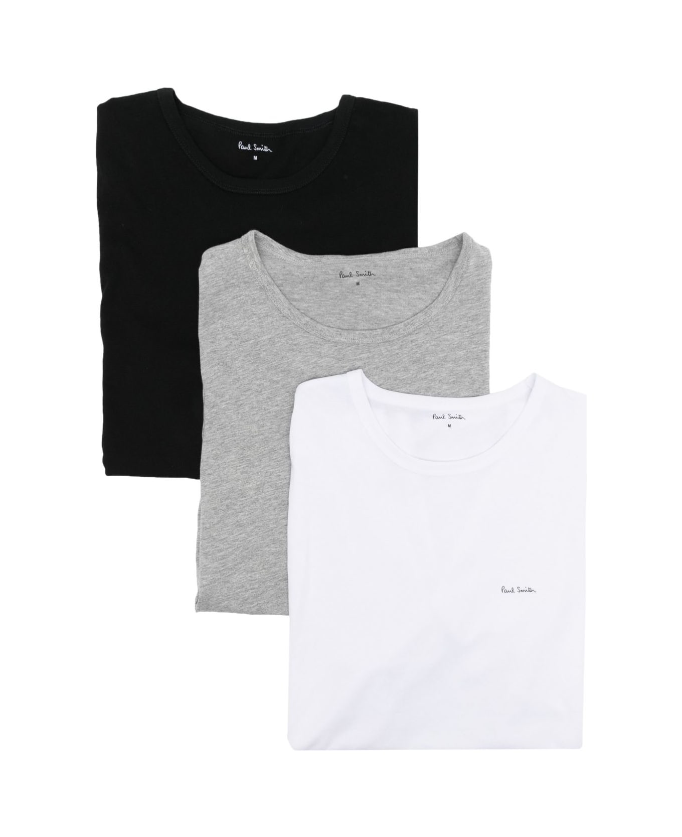 Paul Smith Organic Cotton T-shirt - 3pack - MultiColour