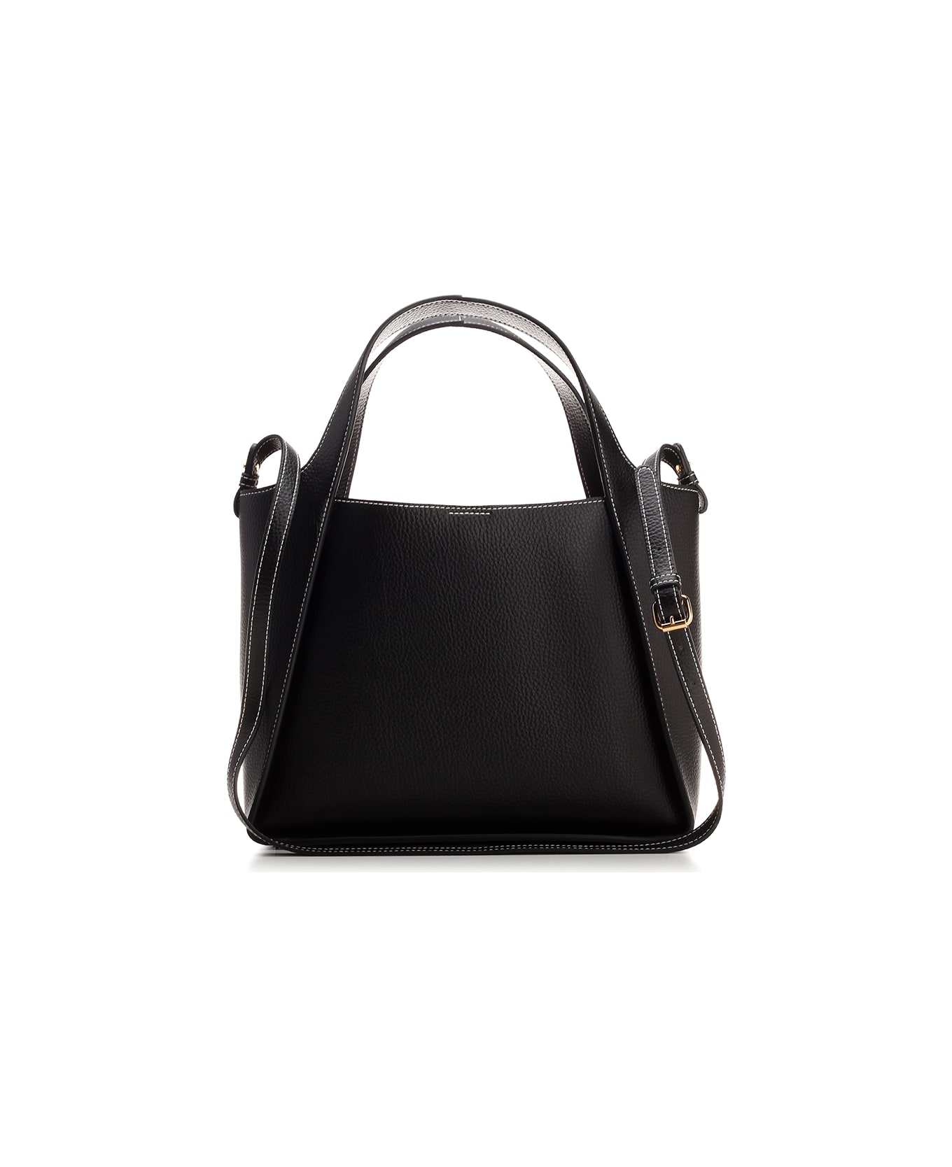 Stella McCartney Black 'stella Logo' Handbag - Black ショルダーバッグ