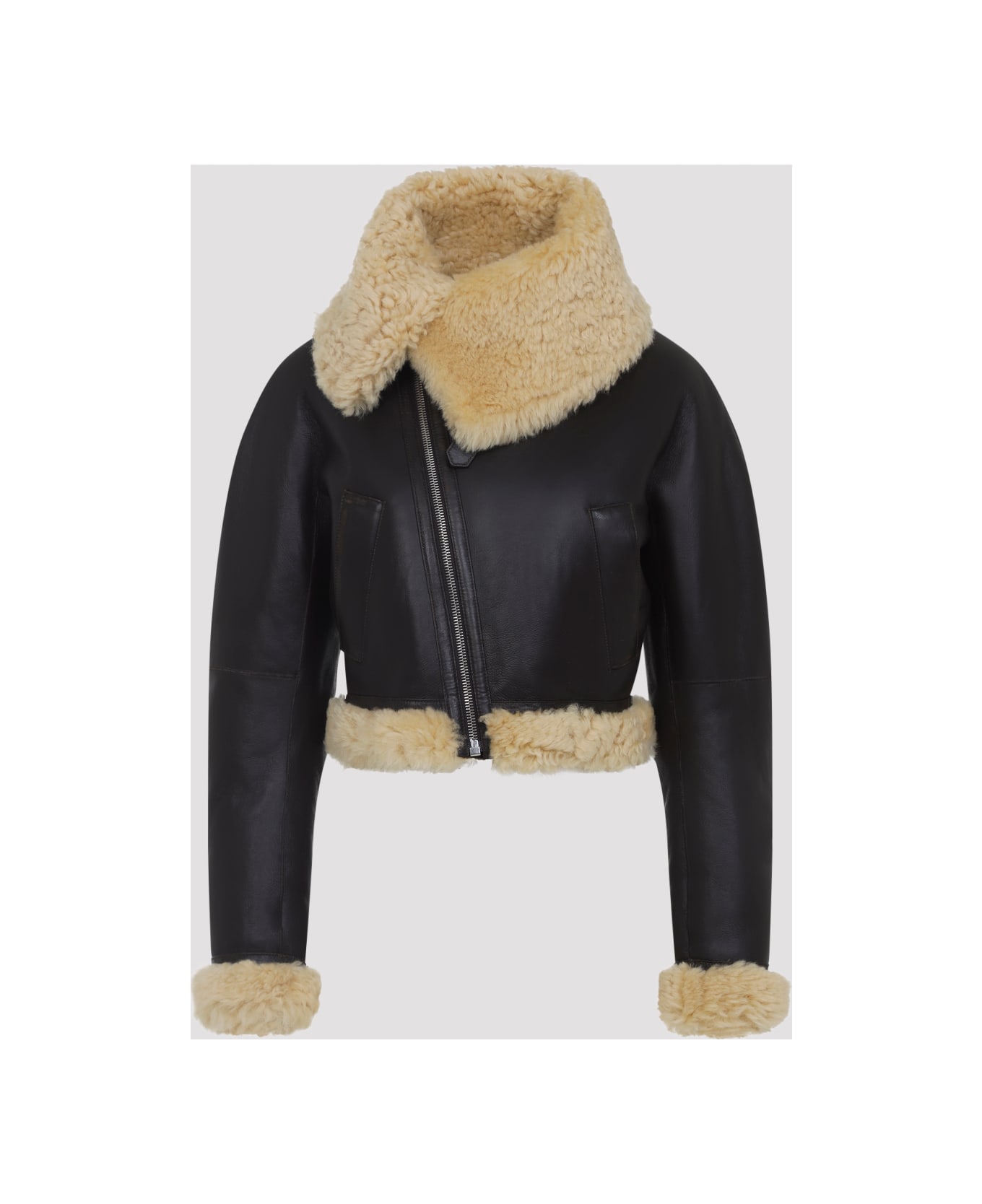 Jacquemus The Aviatore Jacket - Dark Brown
