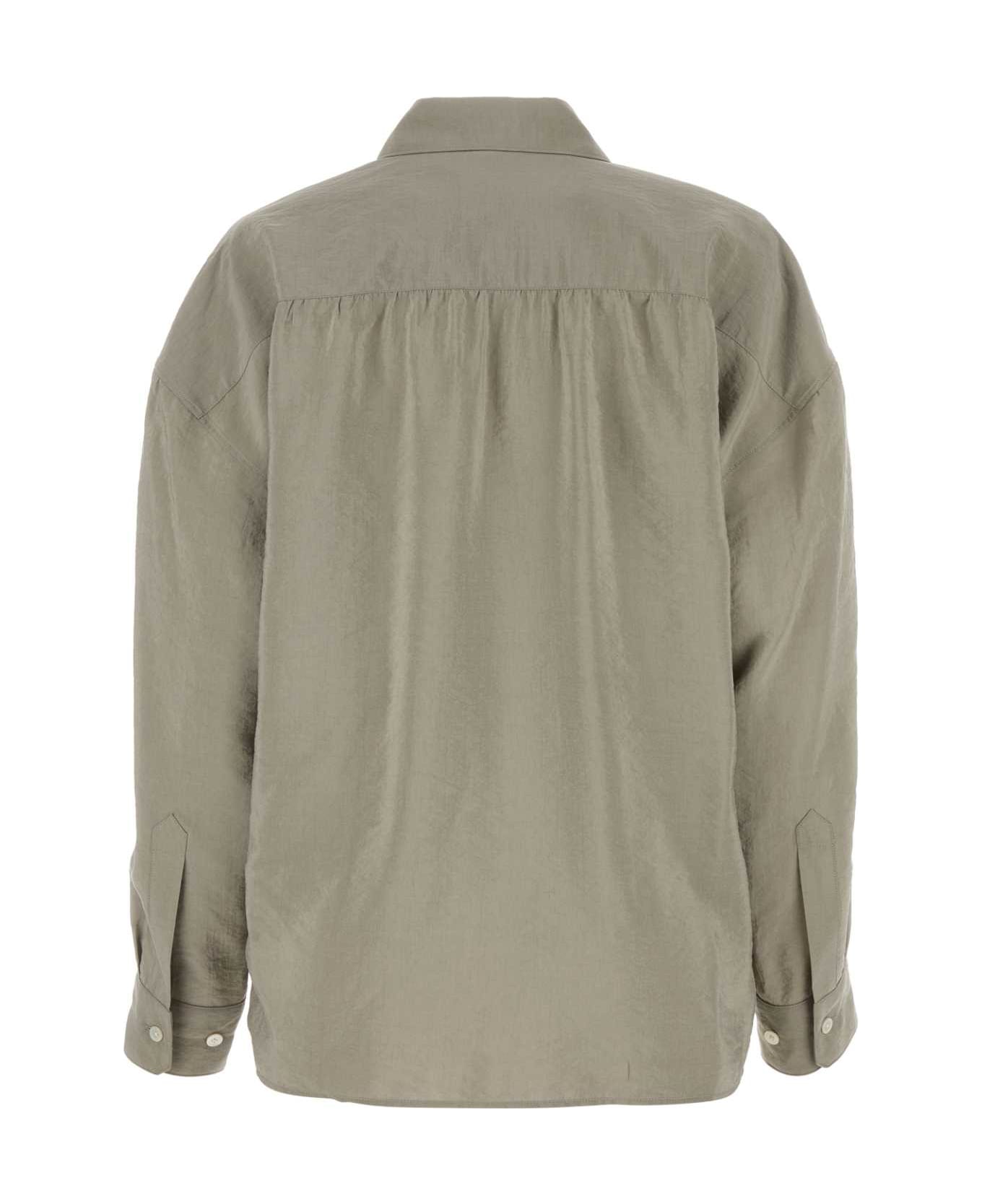 Lemaire Grey Silk Blend Shirt - LIGMISGRE シャツ