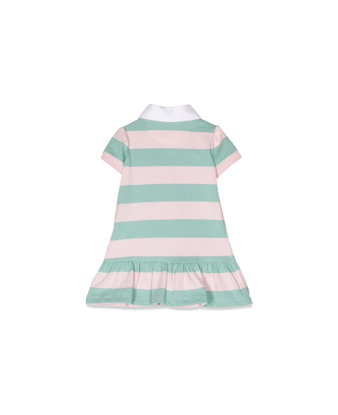 Ralph Lauren Stripe-dresses-knit - PINK