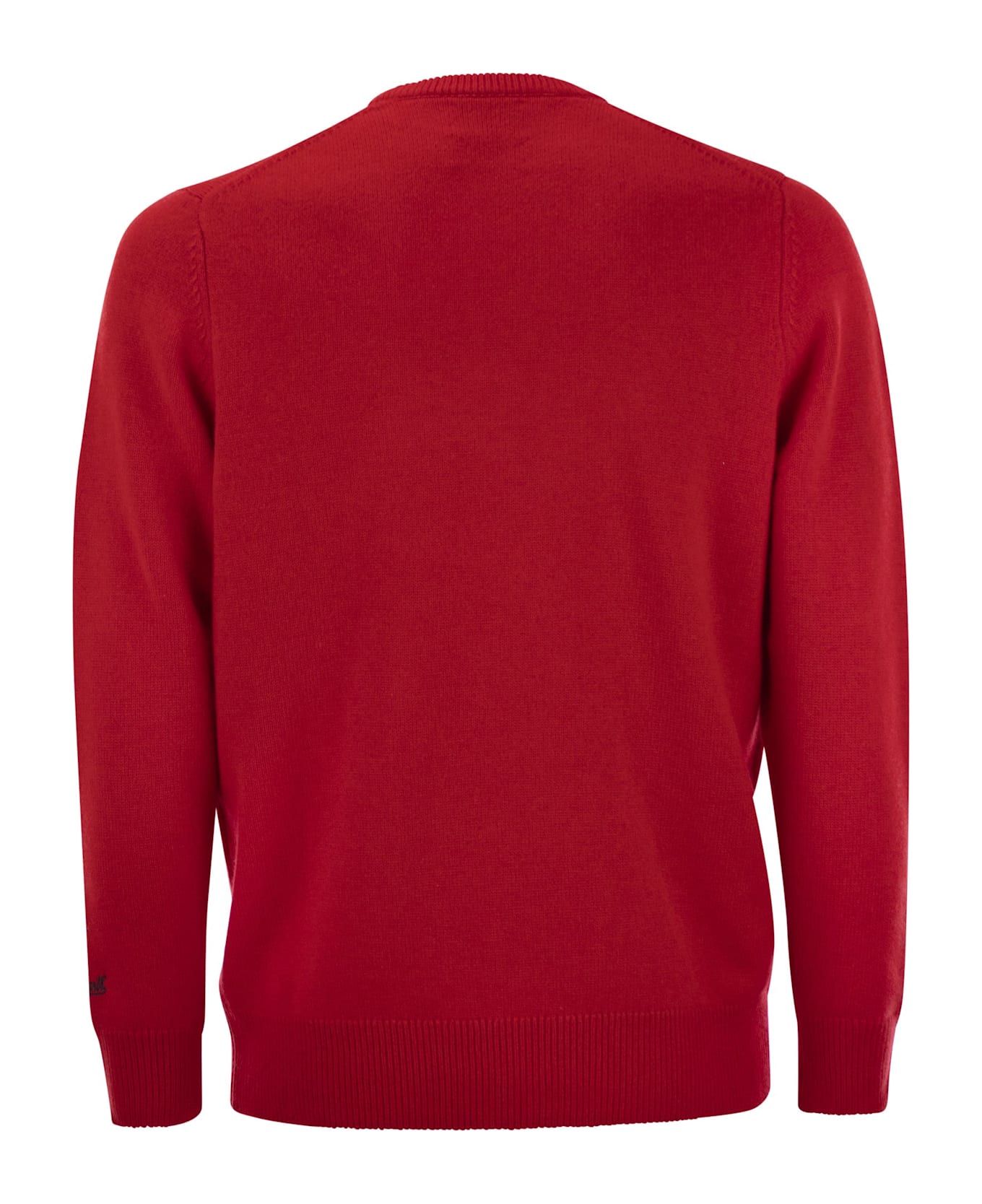 MC2 Saint Barth Vacanze Di Natale Jumper In Wool And Cashmere Blend - Red