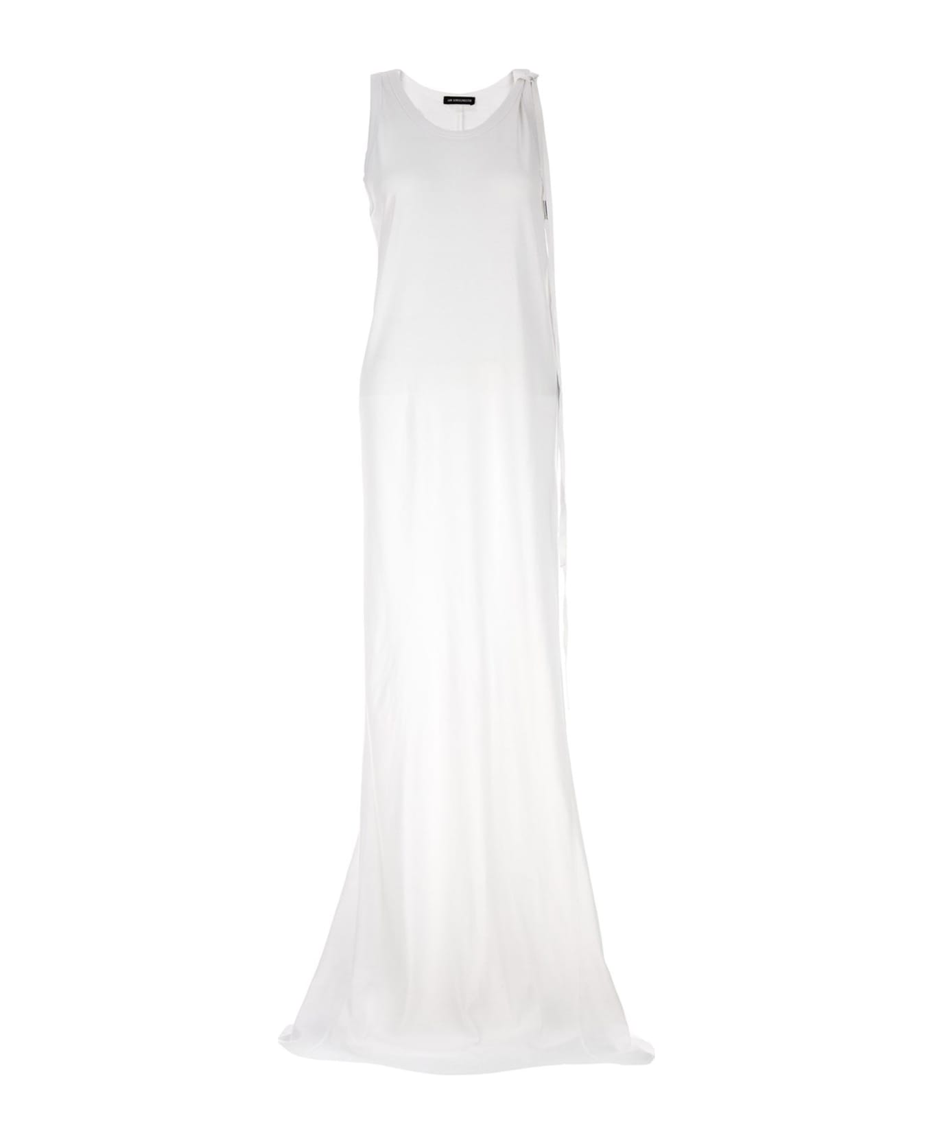 Ann Demeulemeester 'x-long' Dress - White ワンピース＆ドレス