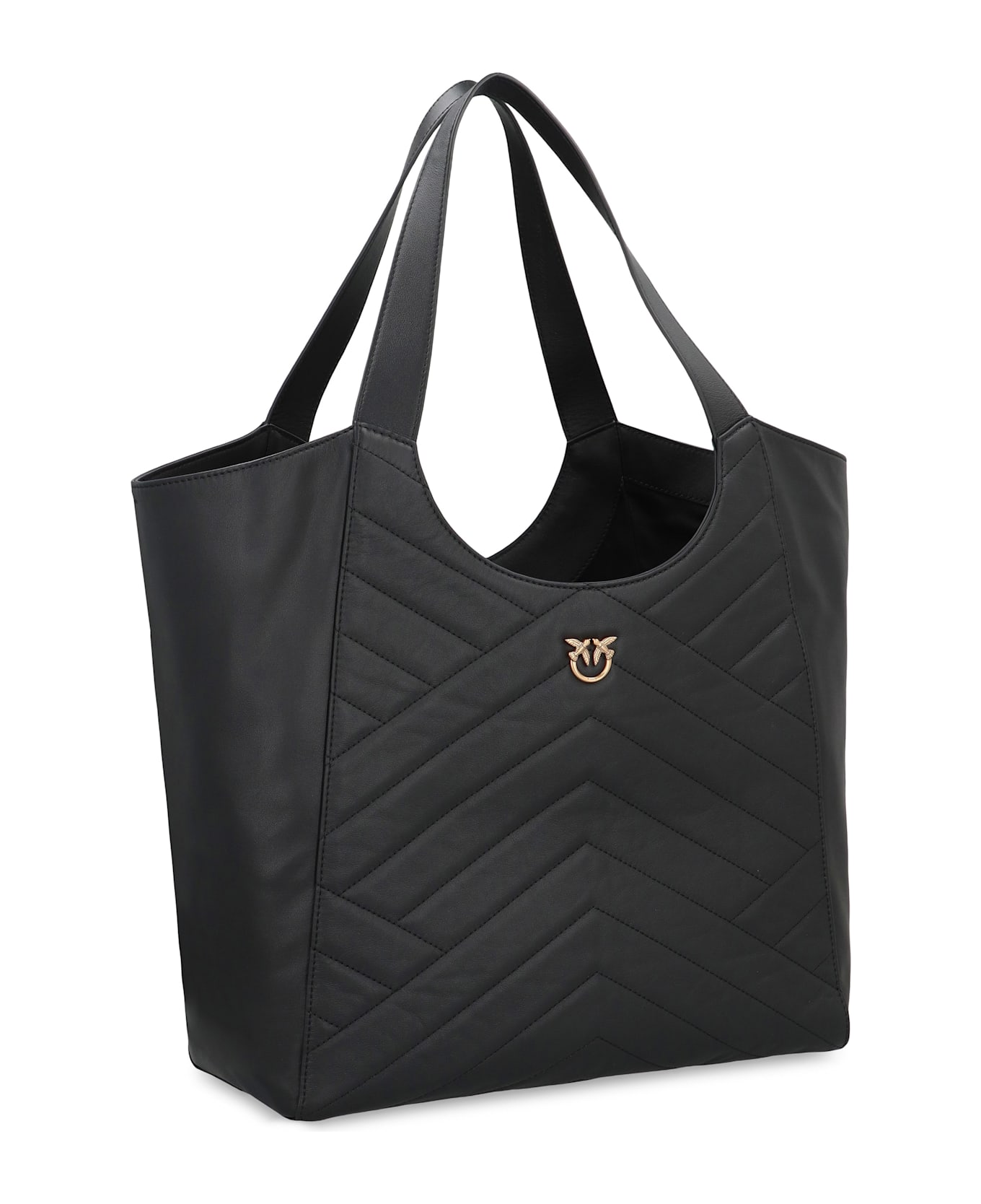 Pinko Puzzle Tote Bag - black