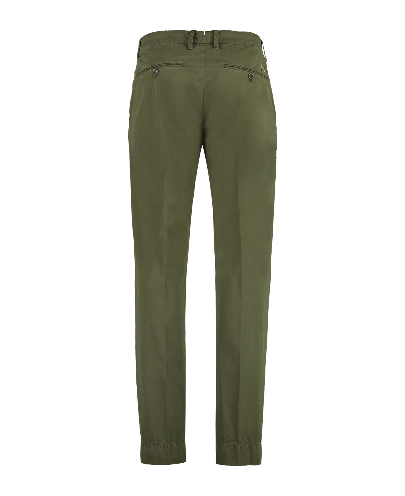 Hand Picked Mantova Cotton Trousers - green
