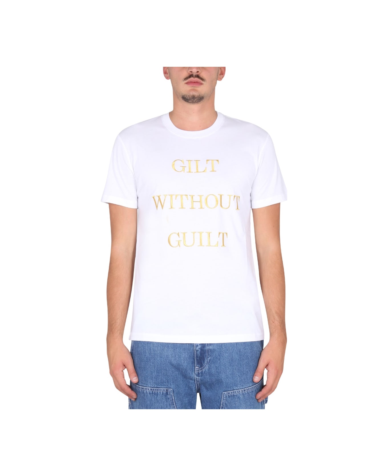 Moschino "guilt Without Guilt" T-shirt - WHITE