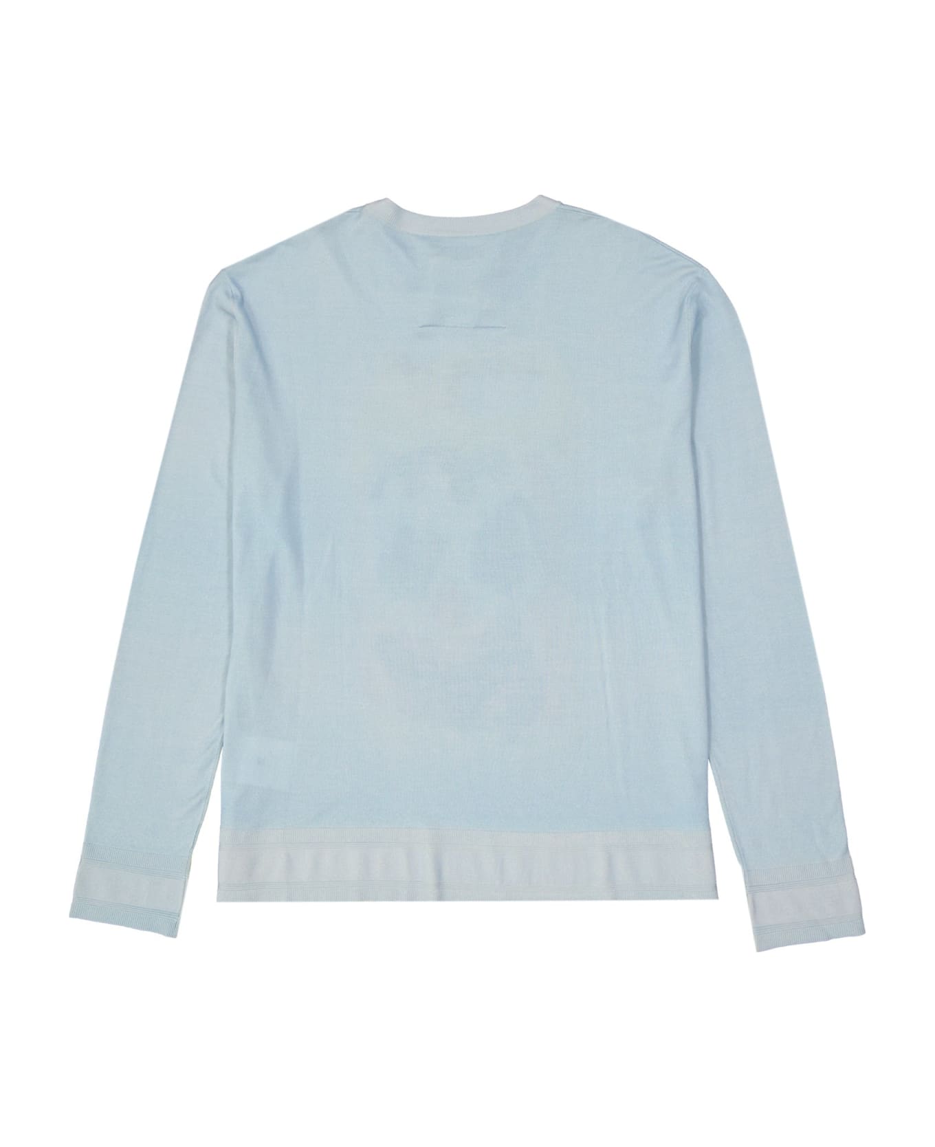 Givenchy Wool And Silk Printed Sweater - Blue
