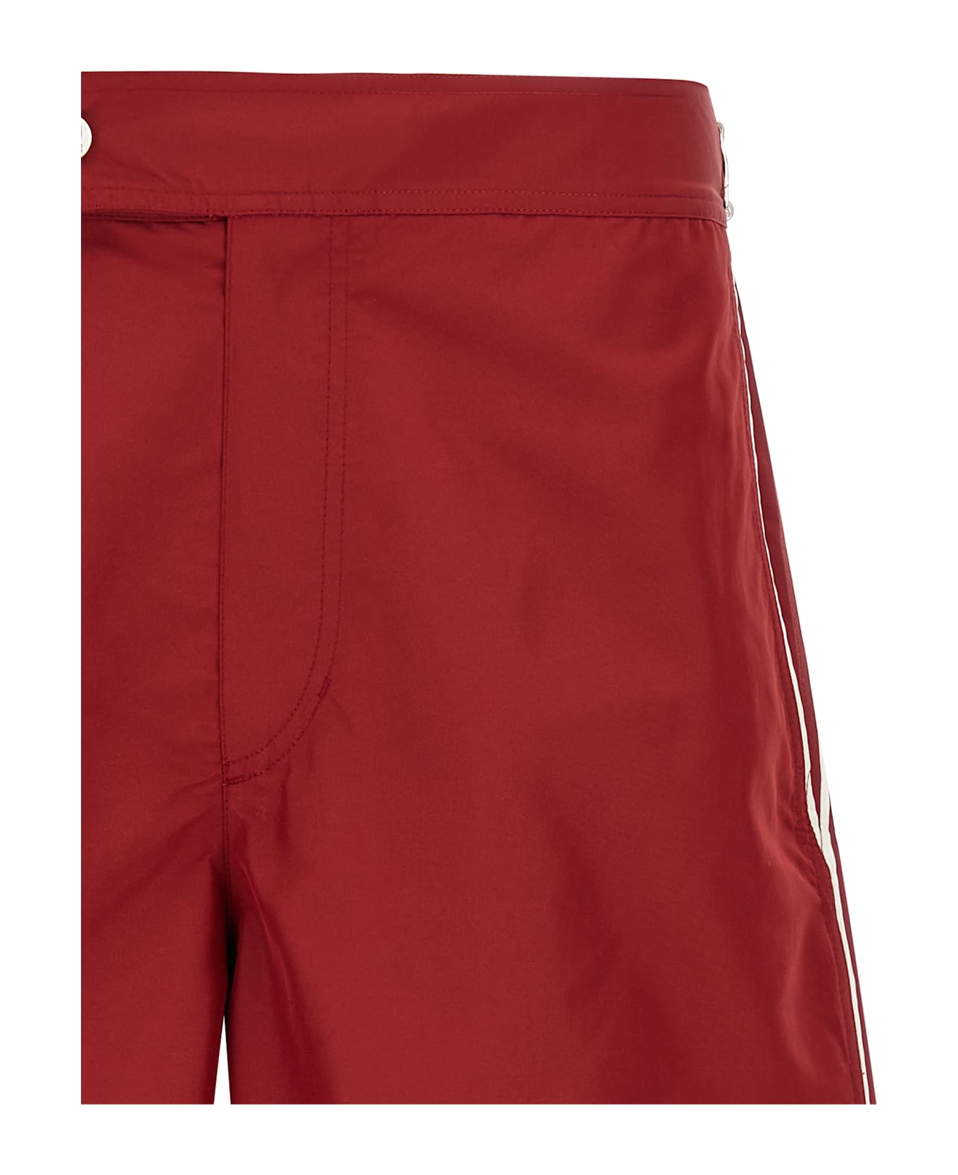 Brunello Cucinelli Logo Swimsuit - Red