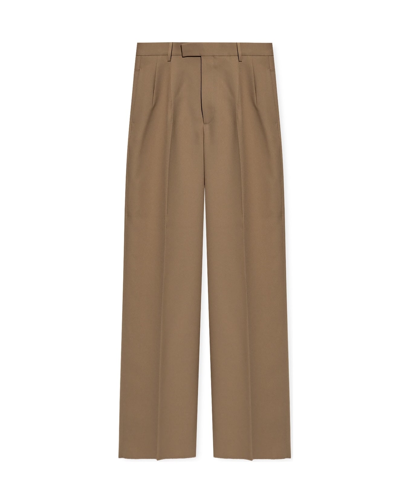 Gucci Pleat-front Trousers - Beige ボトムス
