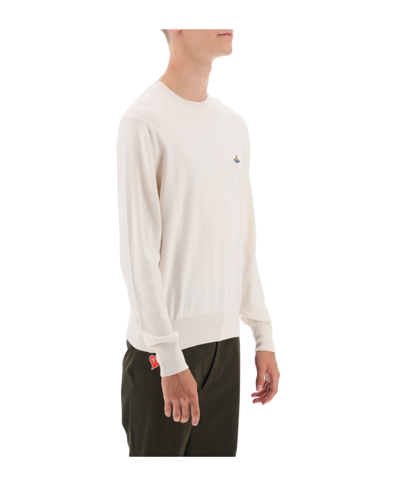 Vivienne Westwood Organic Cotton And Cashmere Sweater - CREAM (White) ニットウェア
