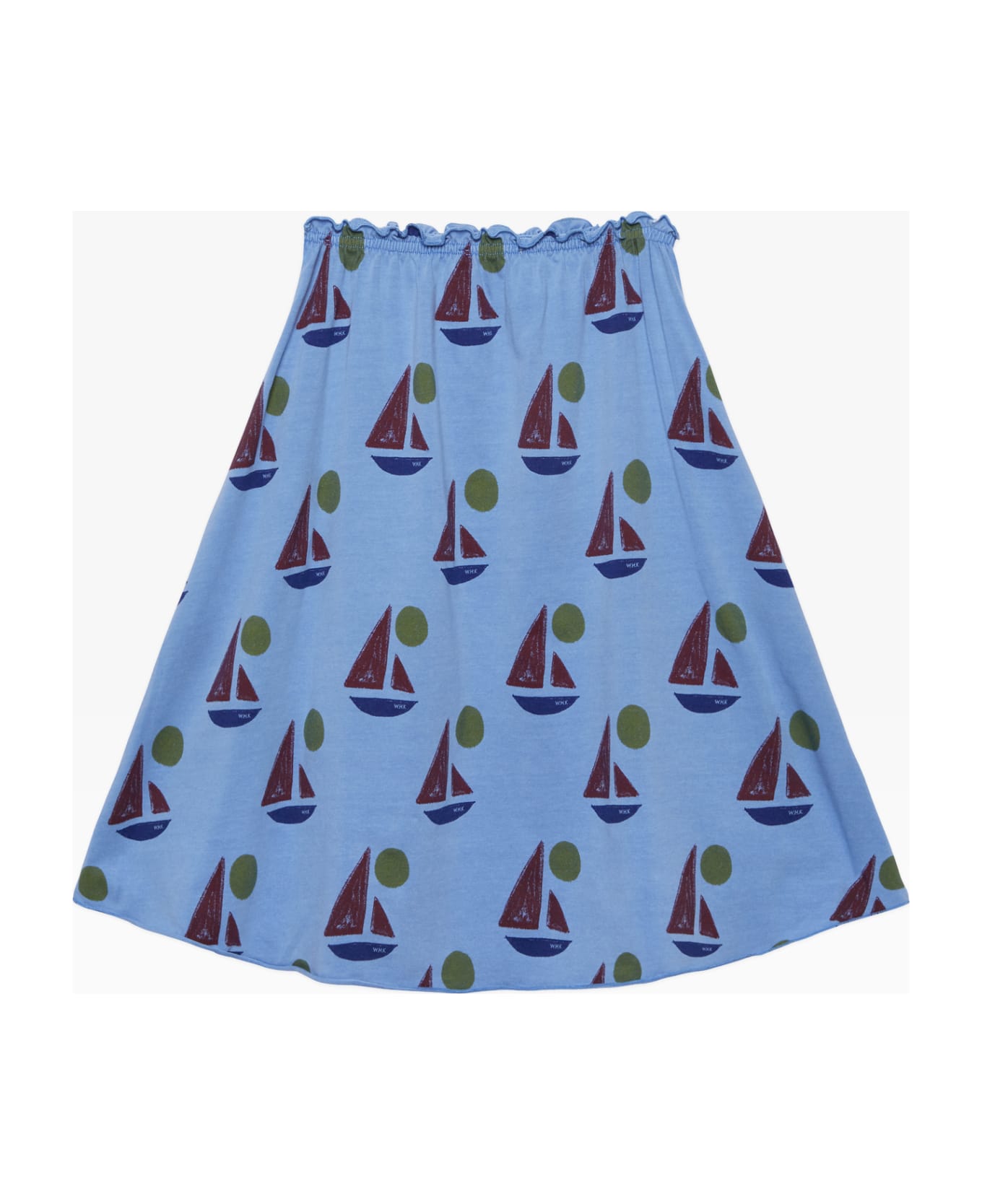 weekend house kids Printed Skirt - Light blue ボトムス