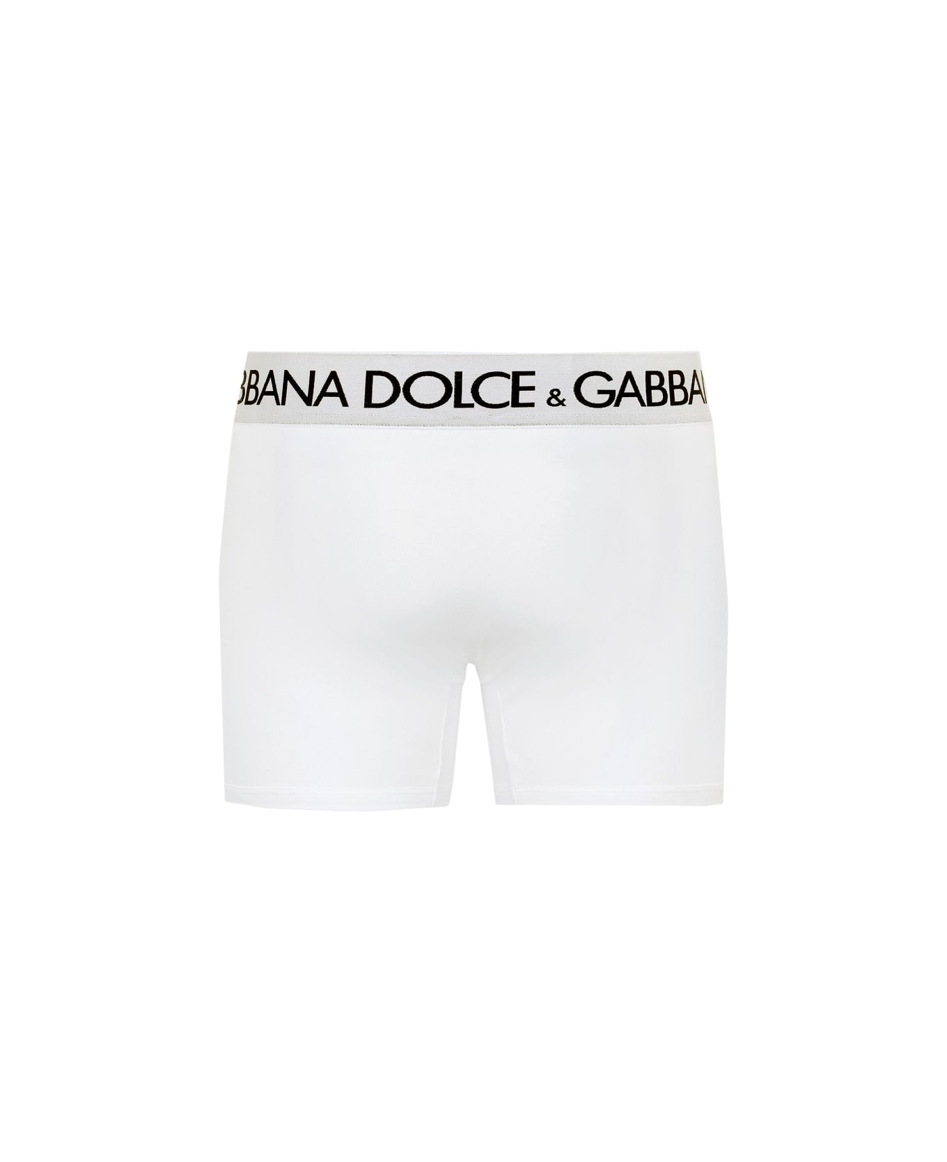 Dolce & Gabbana Boxers With Logo - WHITE ショーツ