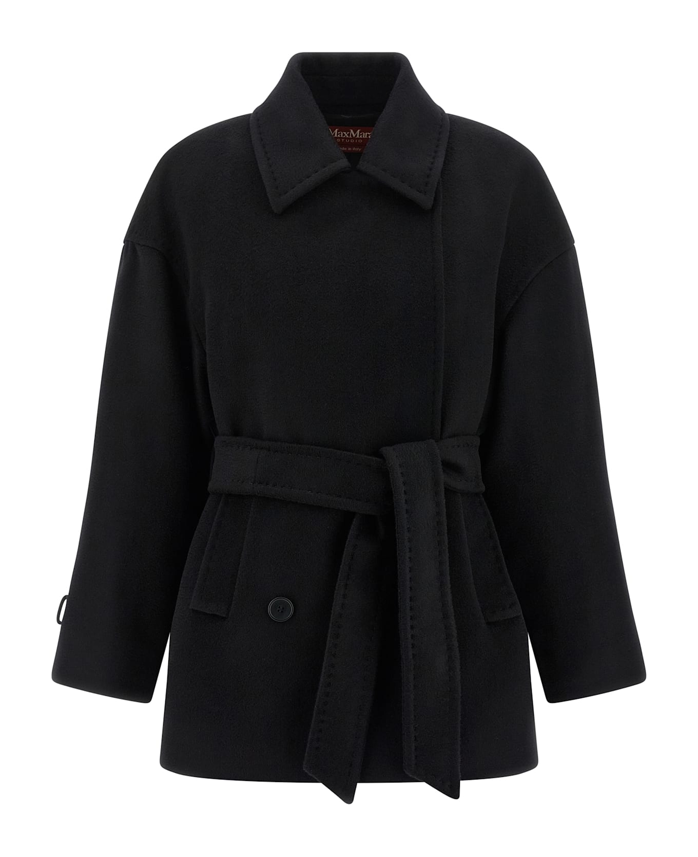 Max Mara Studio 
pausa
 Coat - Black  