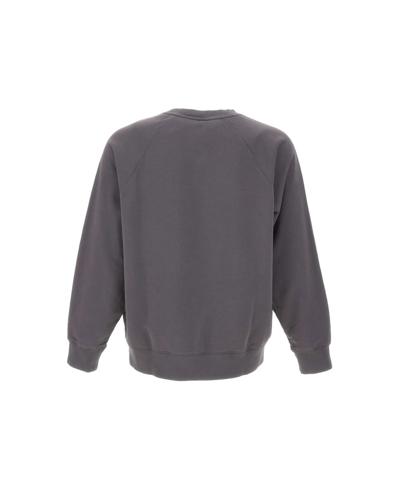 Maison Kitsuné Fox Head Oversize Sweatshirt - Charcoal