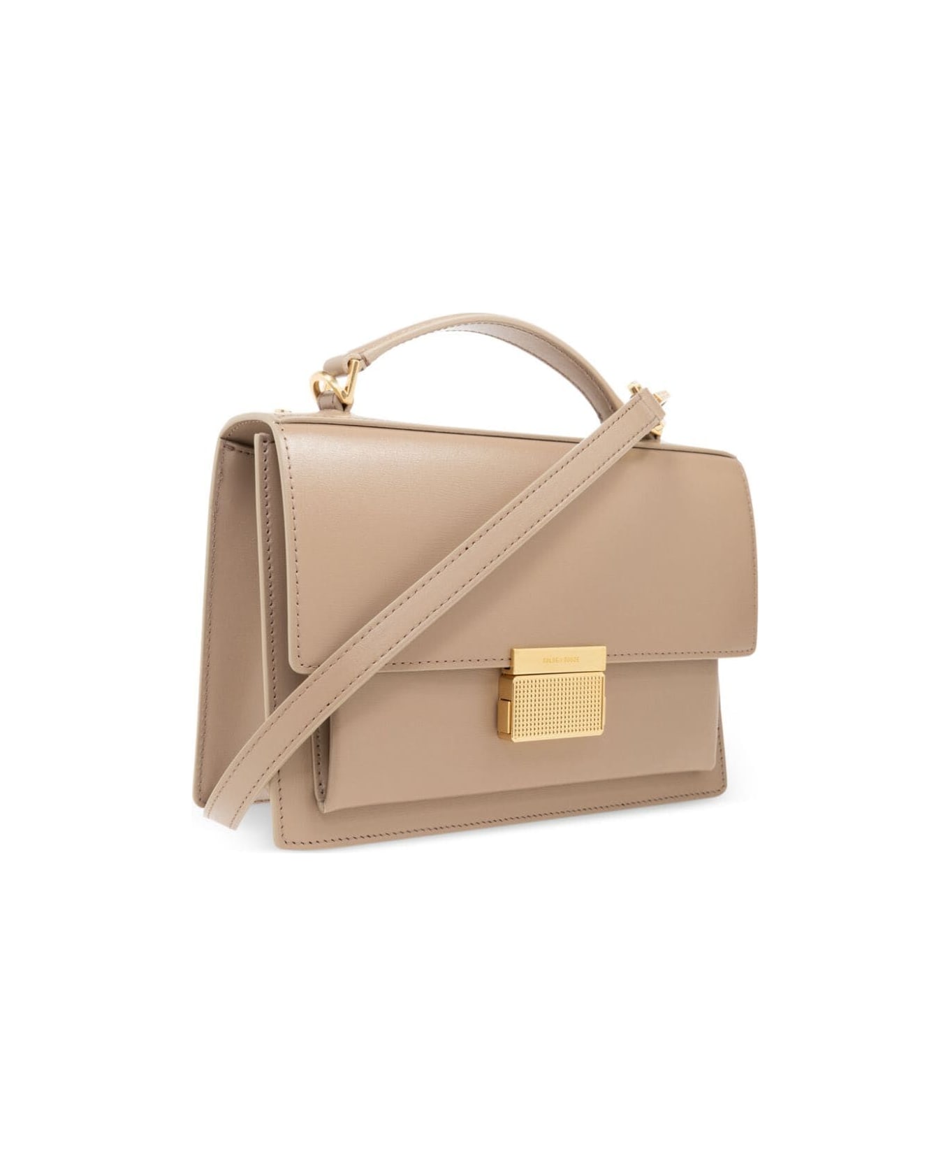 Golden Goose Venezia Leather Crossbody Bag - Cappuccino