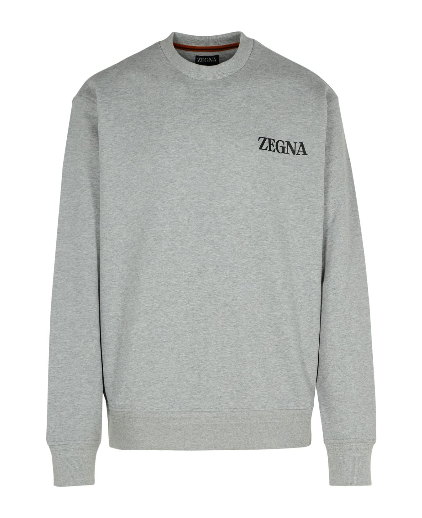 スウェット・トレーナー ZEGNA gray cotton sweatshirt Zegna Gray Cotton Sweatshirt | italist