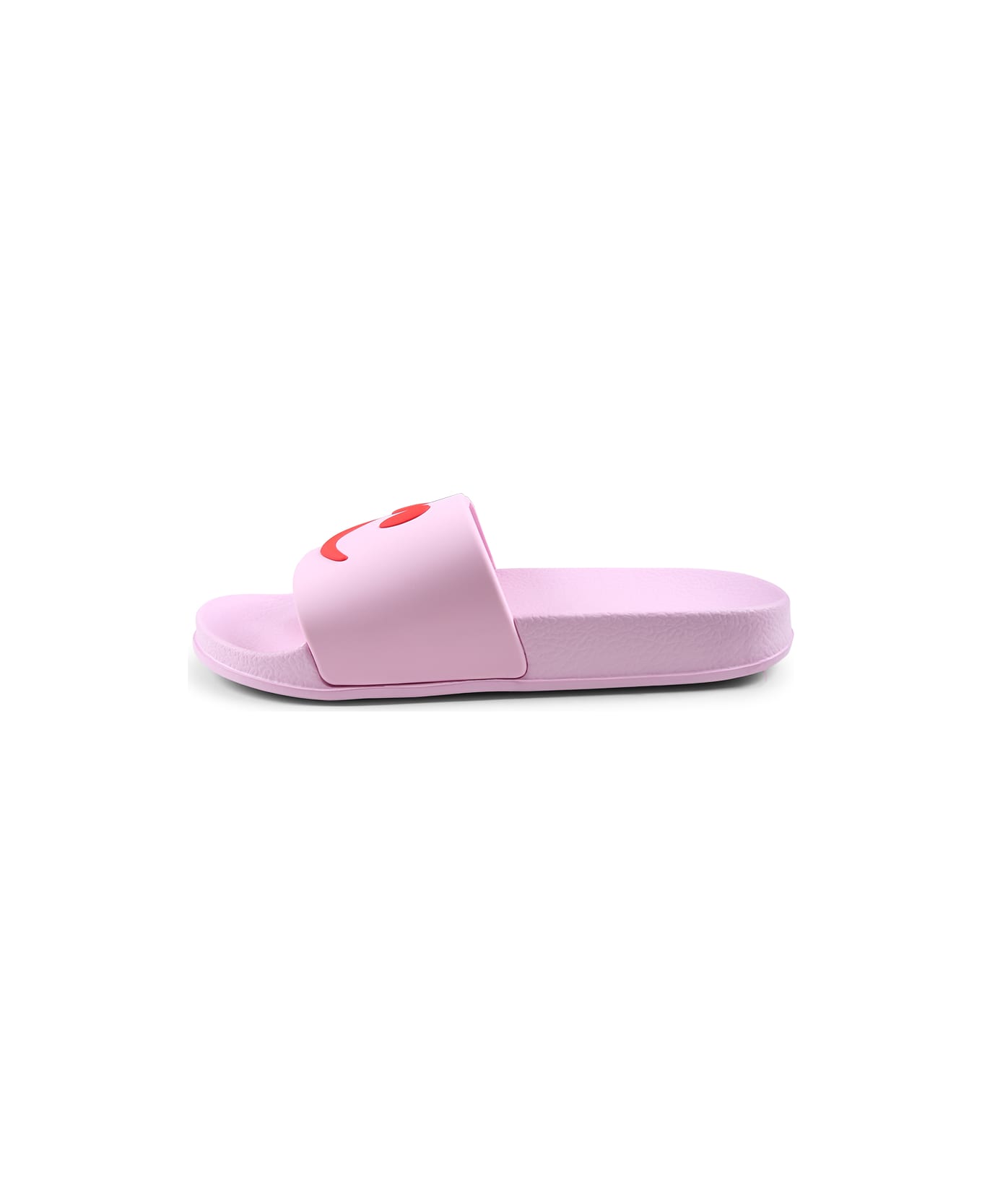 Molo Pink Slippers For Girl With Smiley - Pink