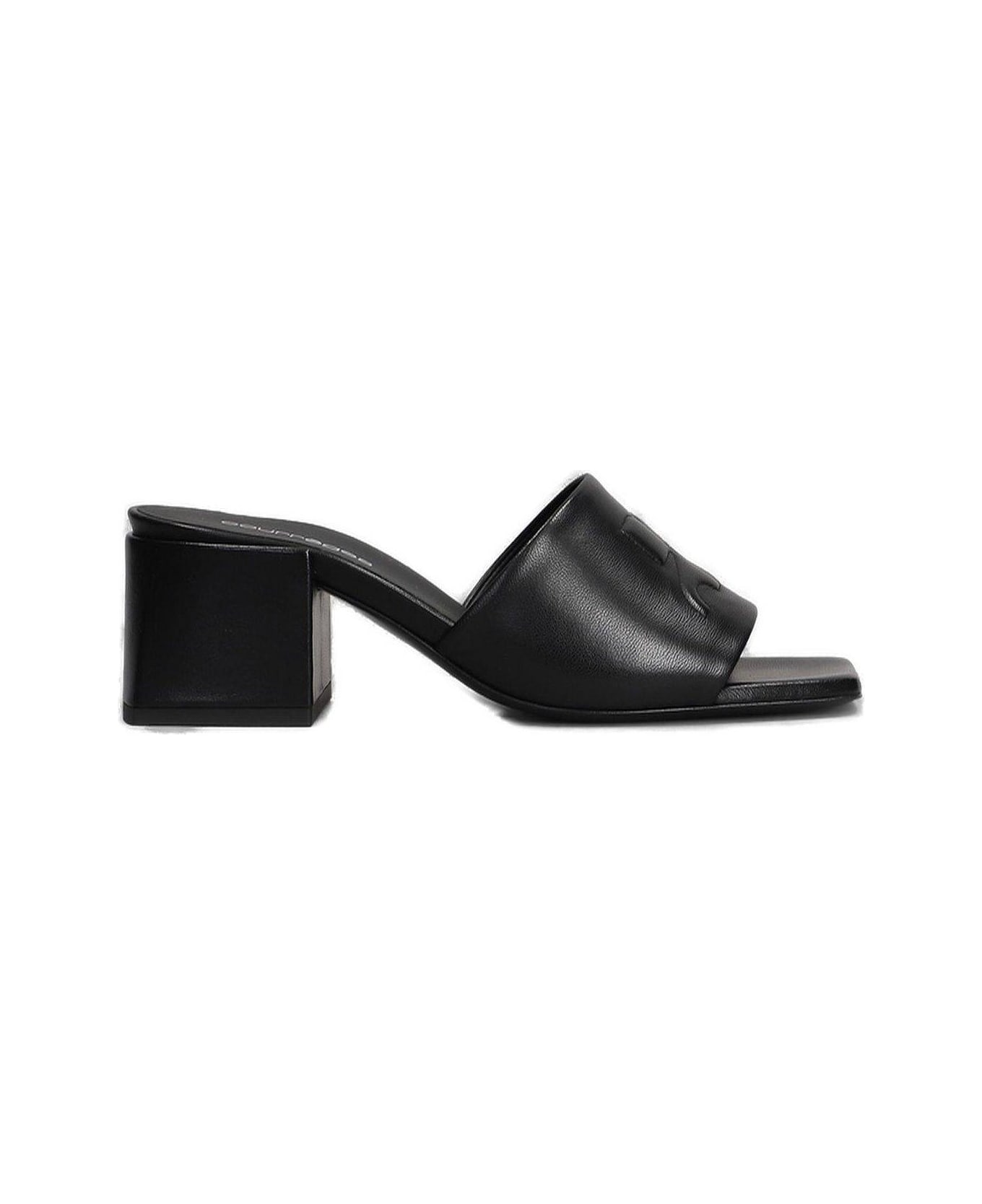 Courrèges Shadow Open-toe Mules - black
