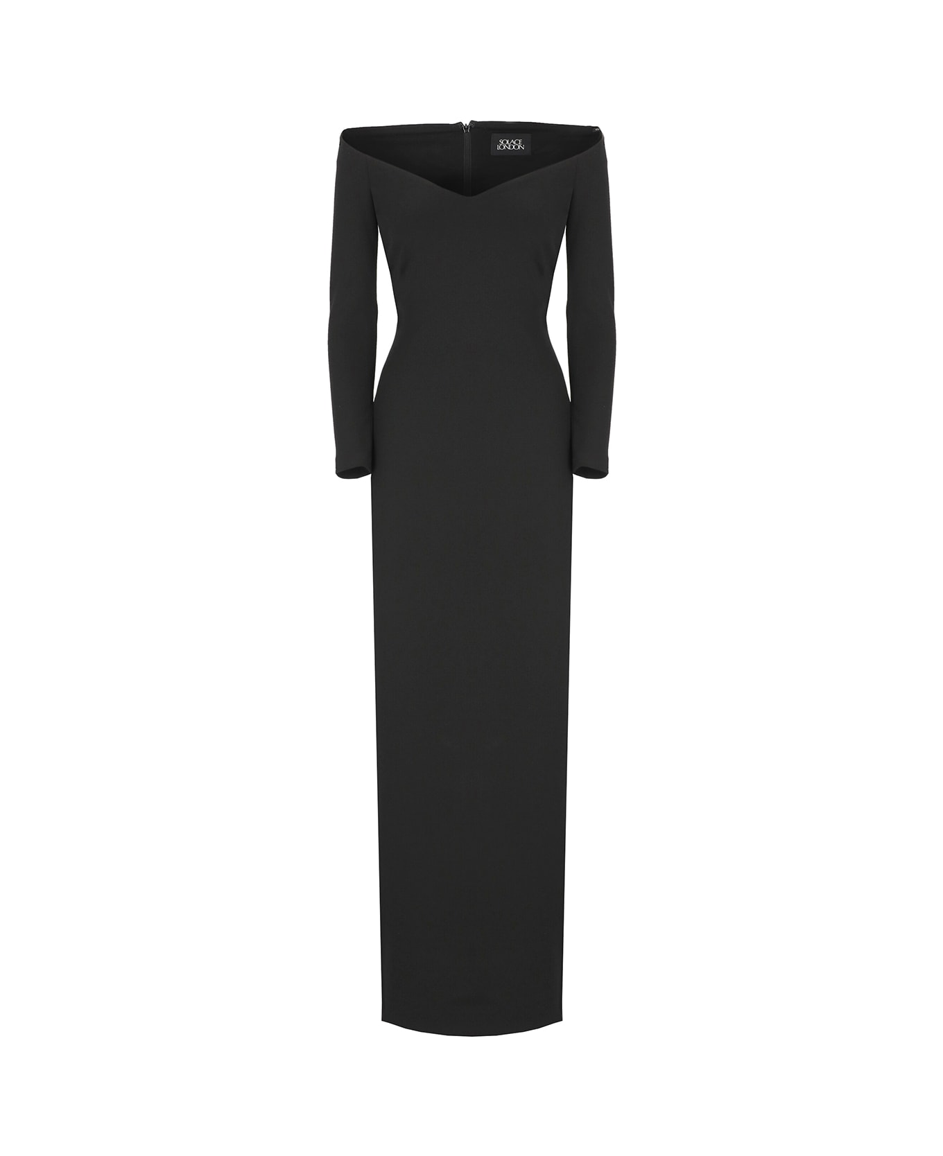 Solace London Tara Maxi Dress - Black ワンピース＆ドレス