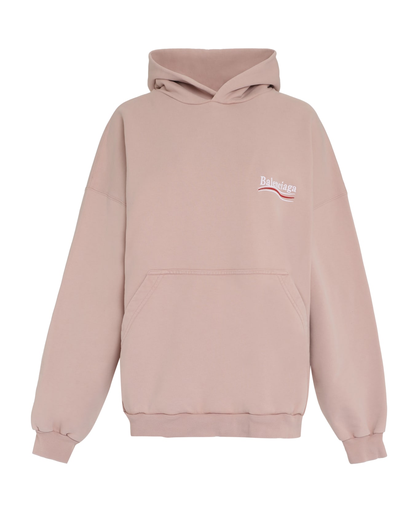 Balenciaga Oversize Logo Print Sweatshirt - Pink フリース