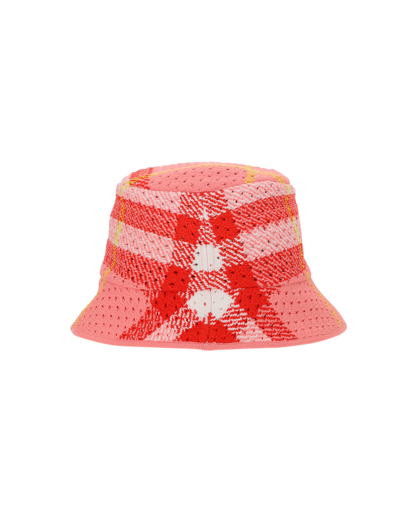 Burberry Bucket Hat - Pink Ip Check