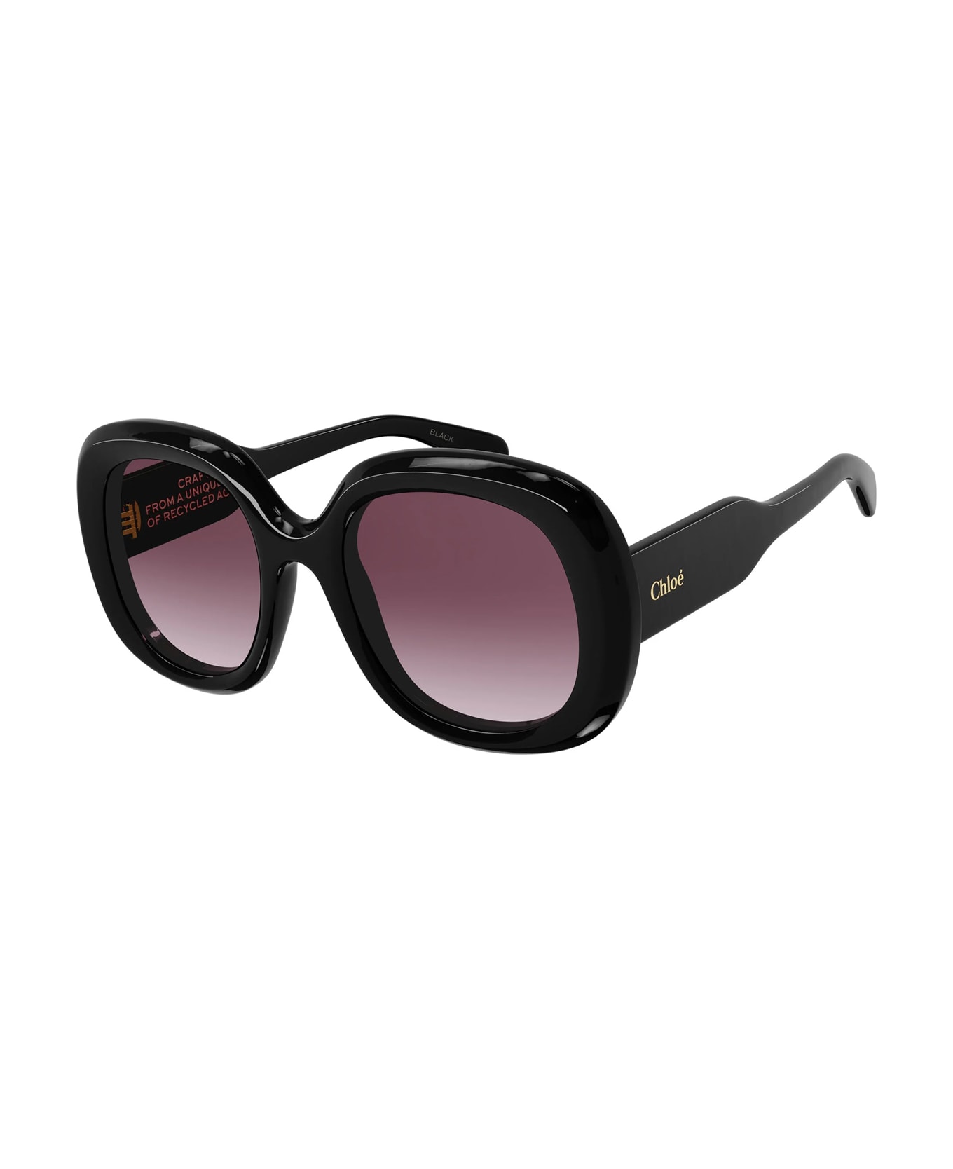 Chloé Black Gayia Sunglasses - Black サングラス
