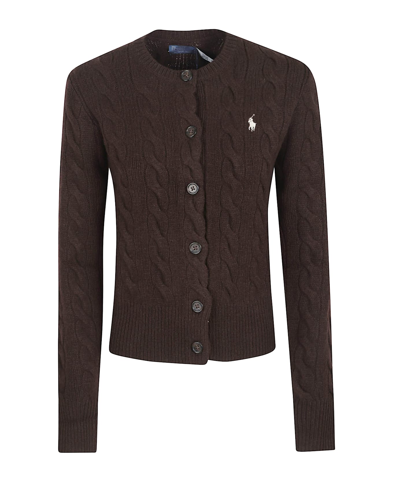 Polo Ralph Lauren Sweater-cardigan - Walnut Brown Melange