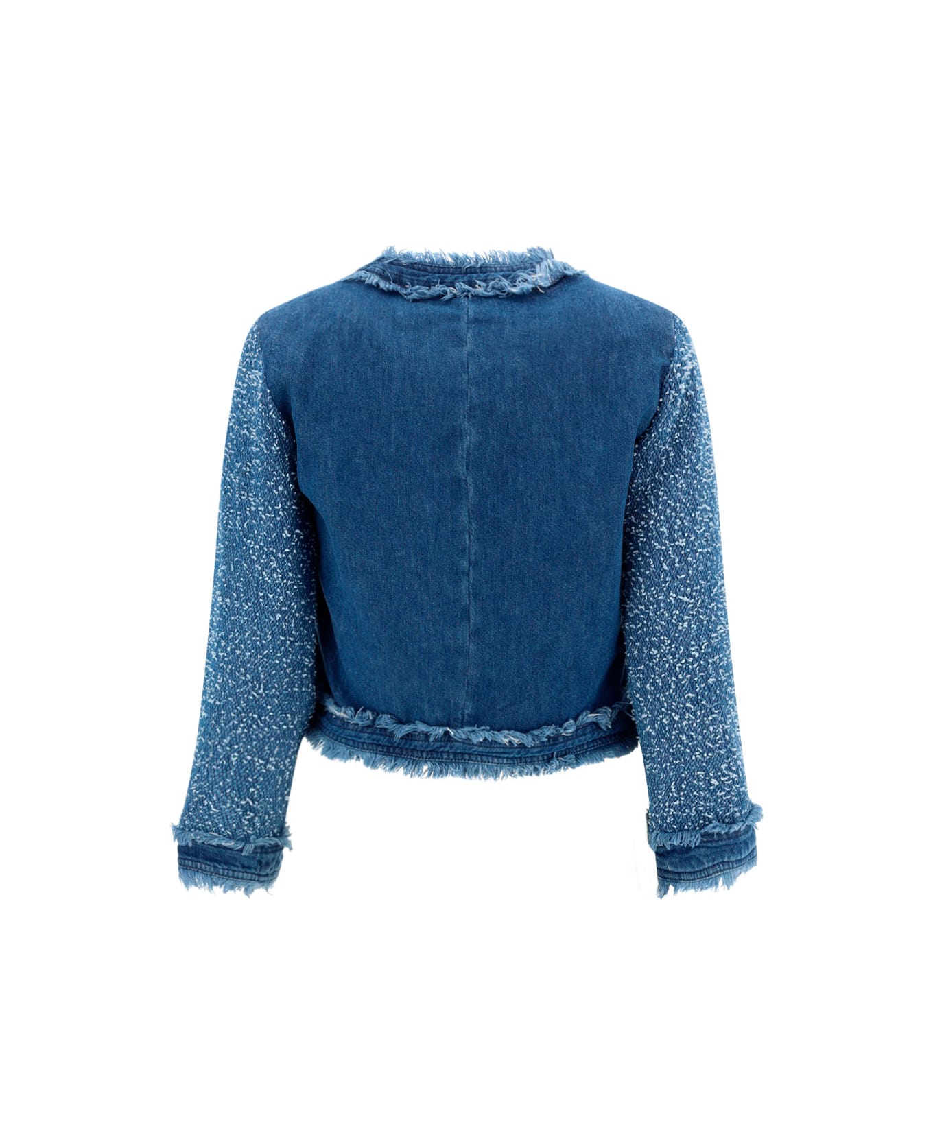 Pinko Alpinismo Button-front Cotton Jacket - Blu/azzurro