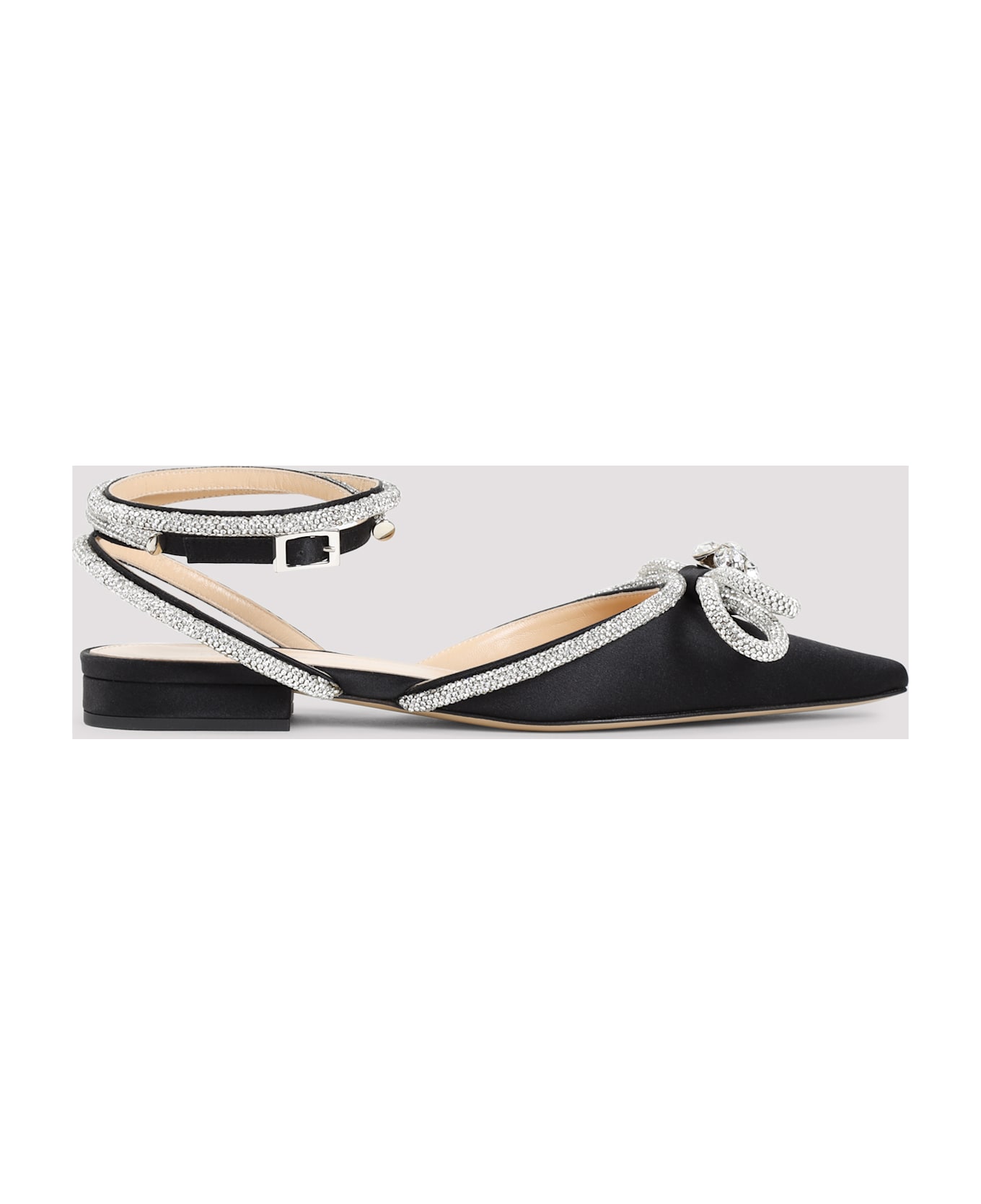 Mach 
Mach Double Bow Ballerinas - Black