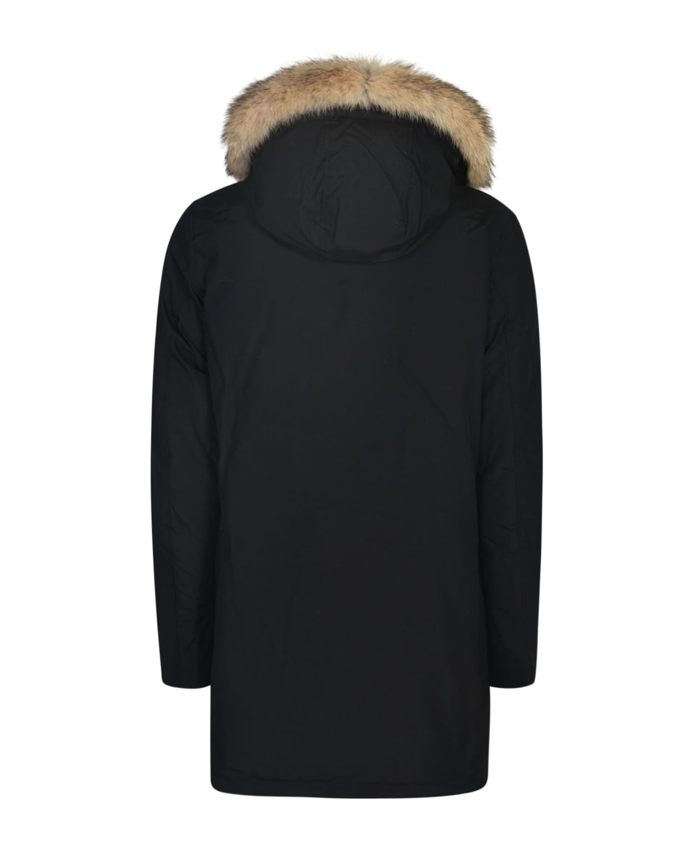 Woolrich Fur Detailed Parka - Black