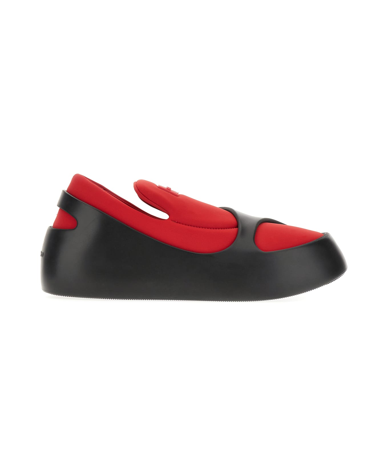 Ferragamo Two-tone Neoprene And Rubber Slip Ons - 001