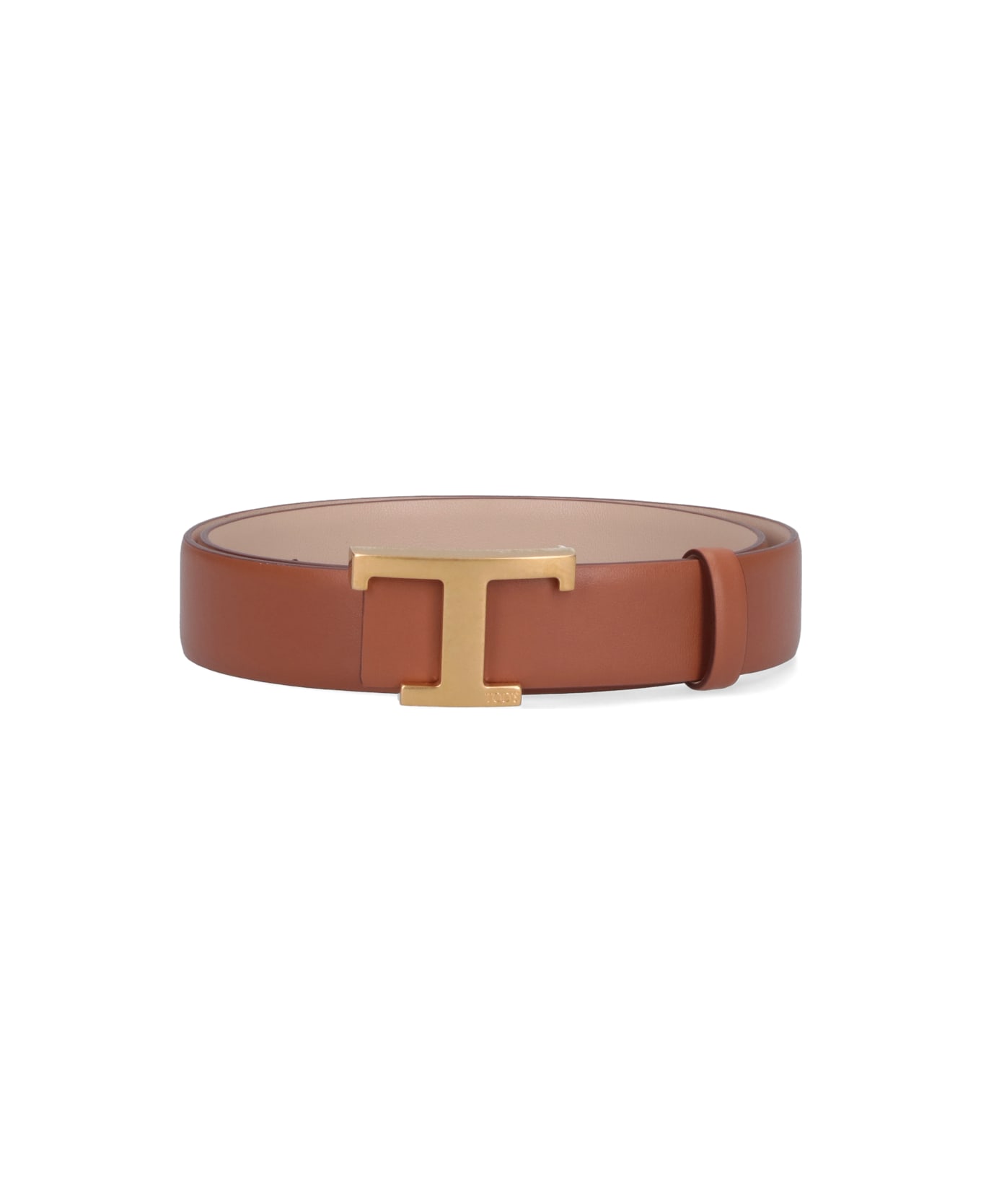 Tod
s T Timeless Reversible Belt - Brown