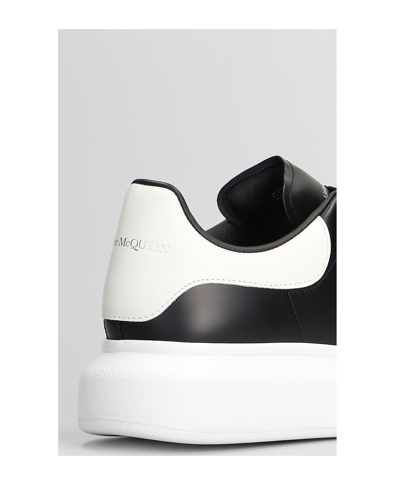 Alexander McQueen Oversize Sneak Sneakers In Black Leather - black