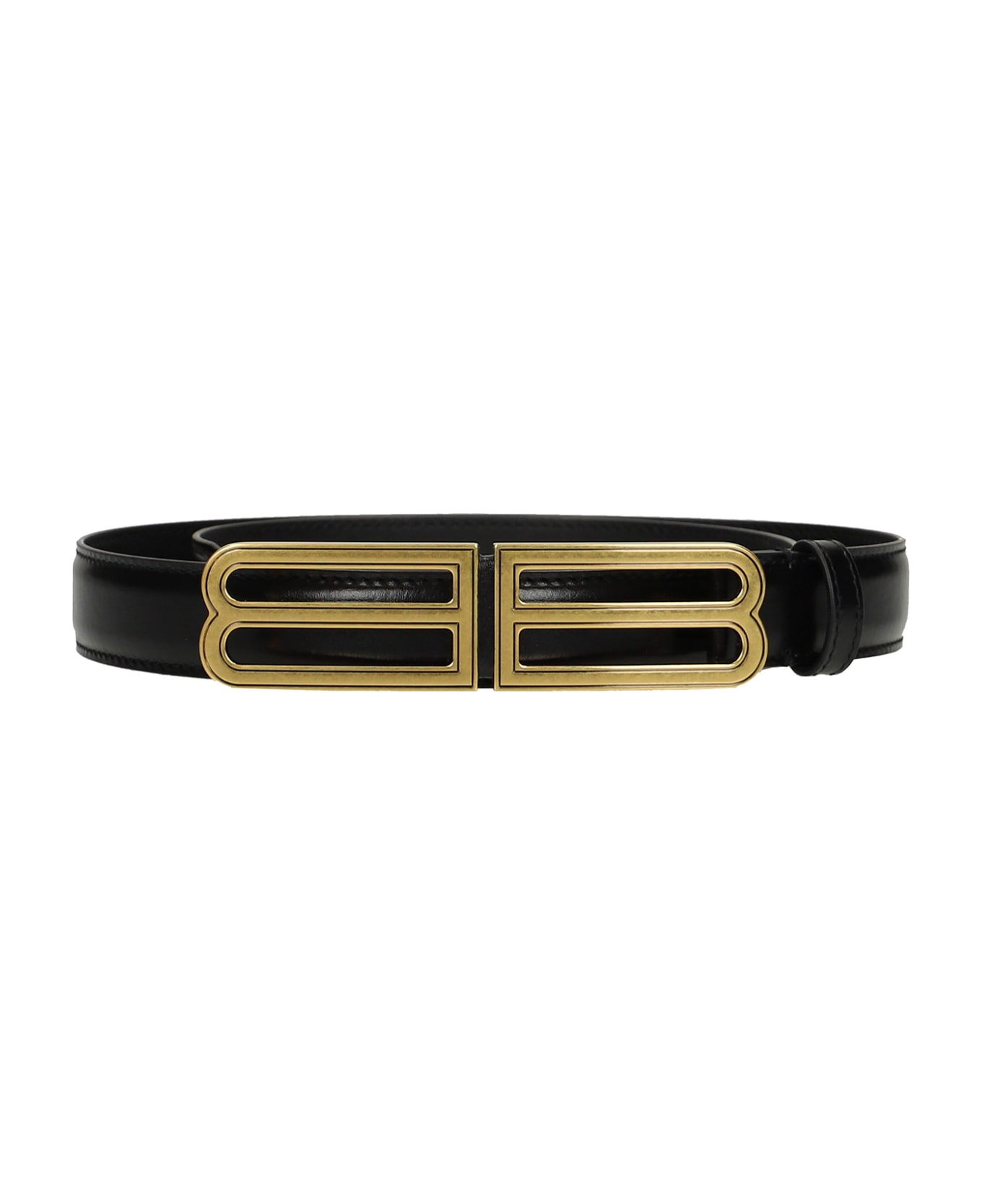 Balenciaga Belt Strech B25 Belts In Black Leather - black
