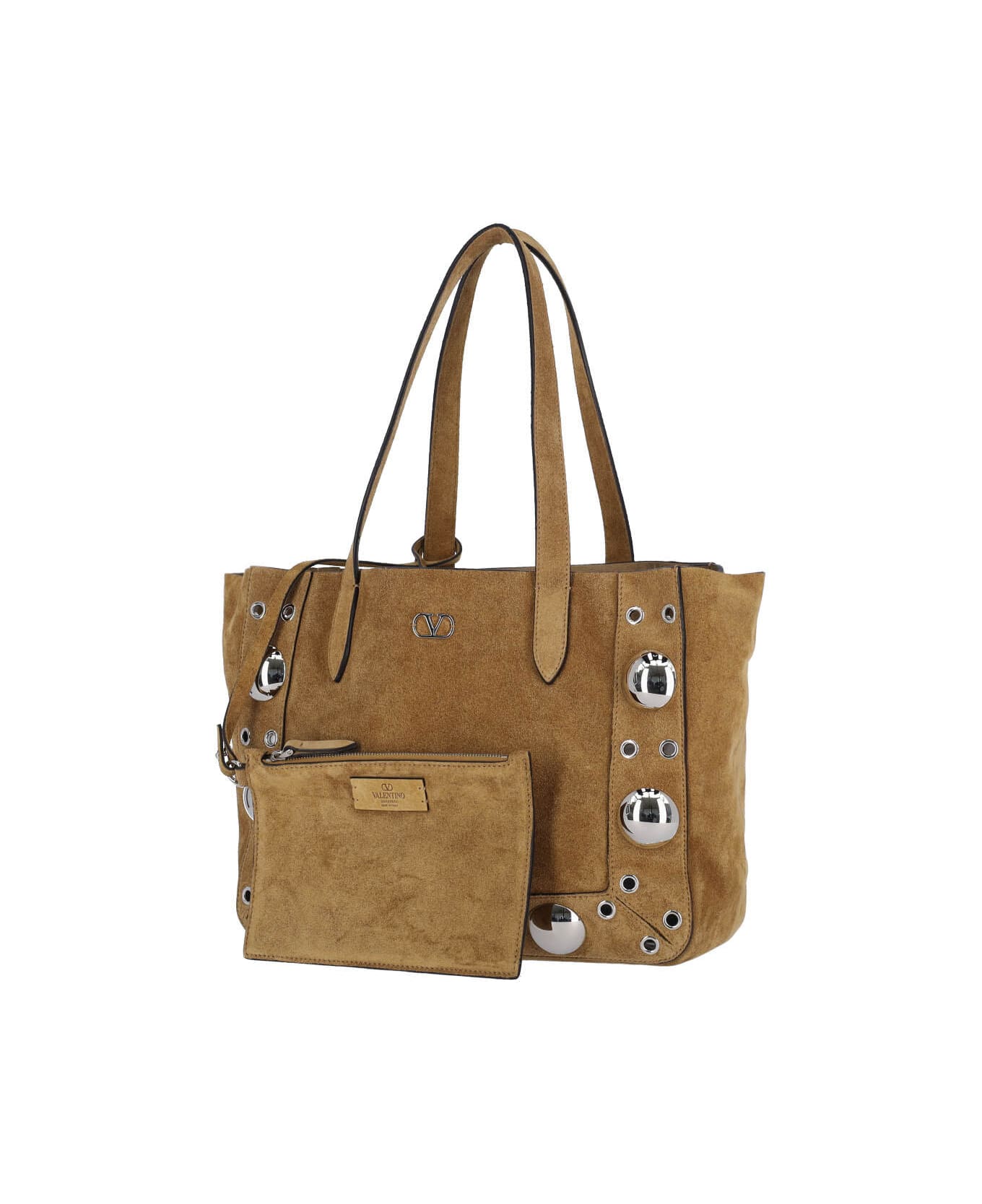 Valentino Garavani 
nellcôte
 Small Tote Bag - Brown