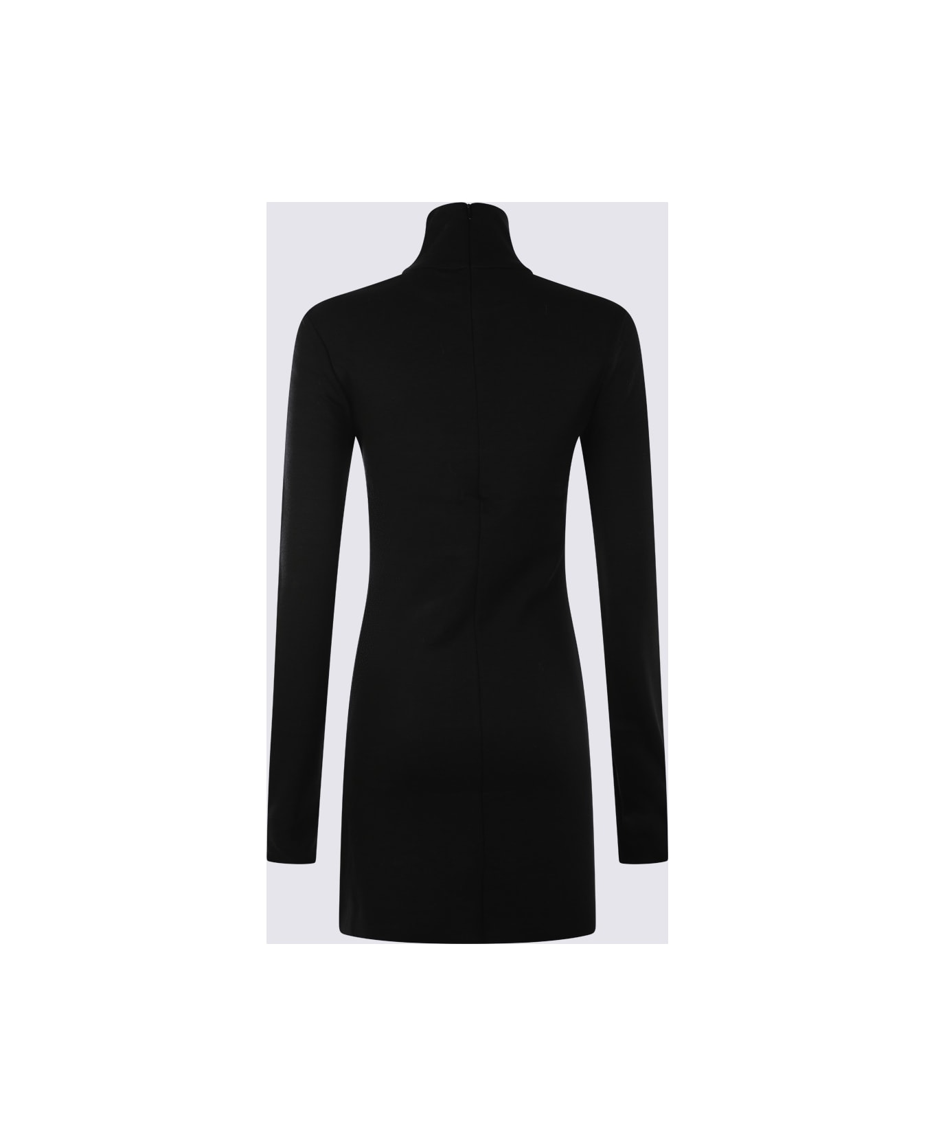 Ami Alexandre Mattiussi Black Wool Dress - Black ワンピース＆ドレス