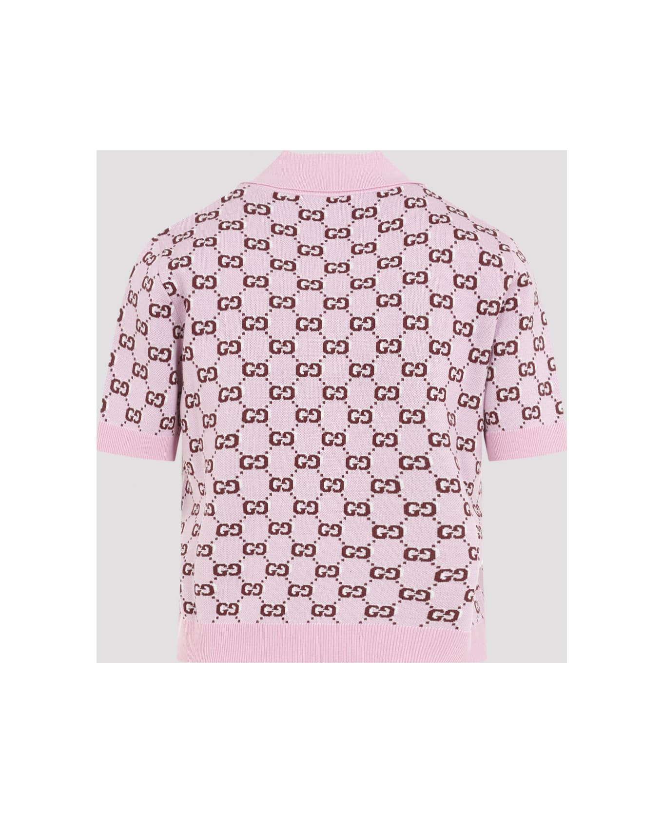 Gucci 
gg
 Polo Shirt - Pink Bordeaux Mc