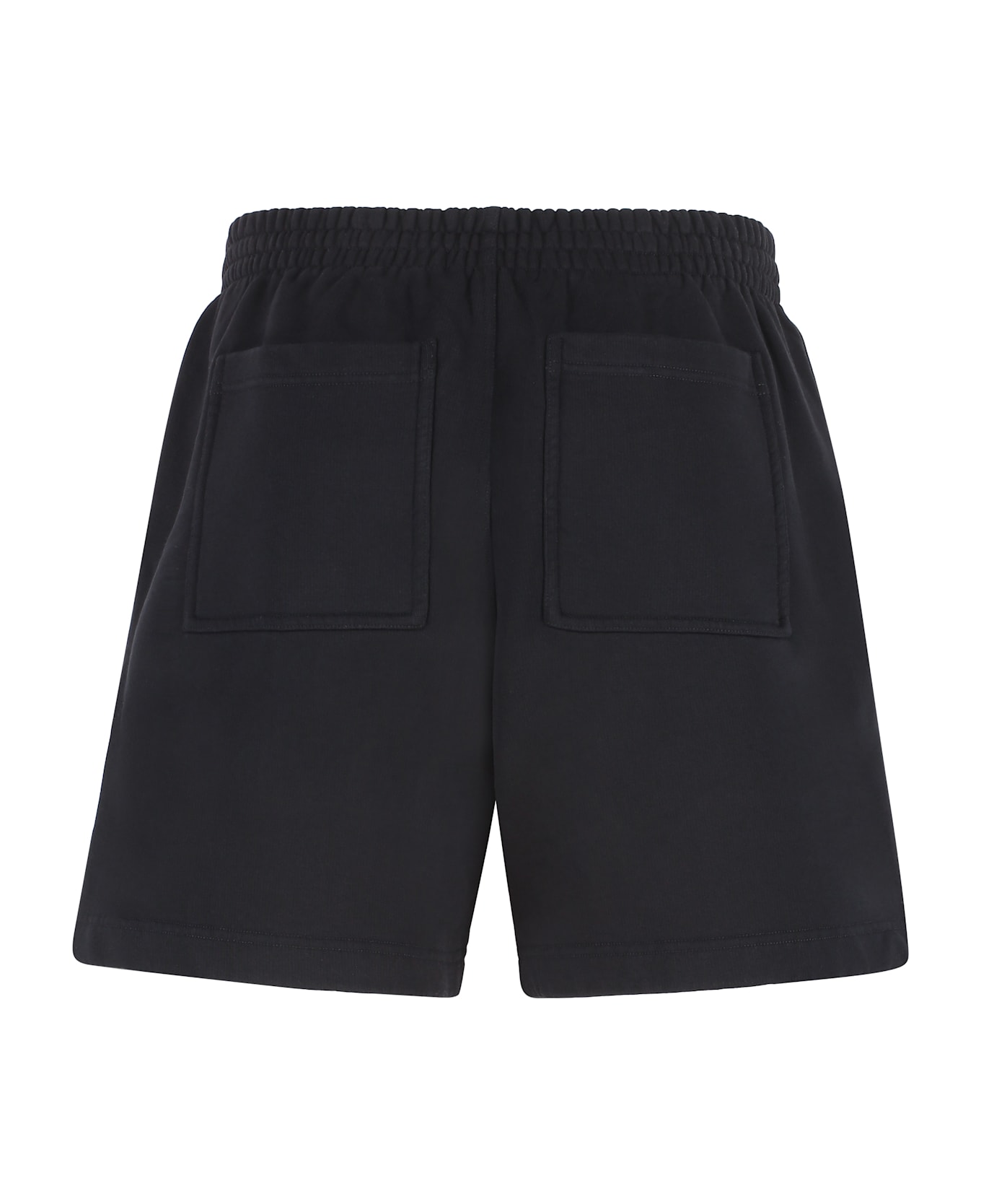 REPRESENT Cotton Bermuda Shorts - BLACK