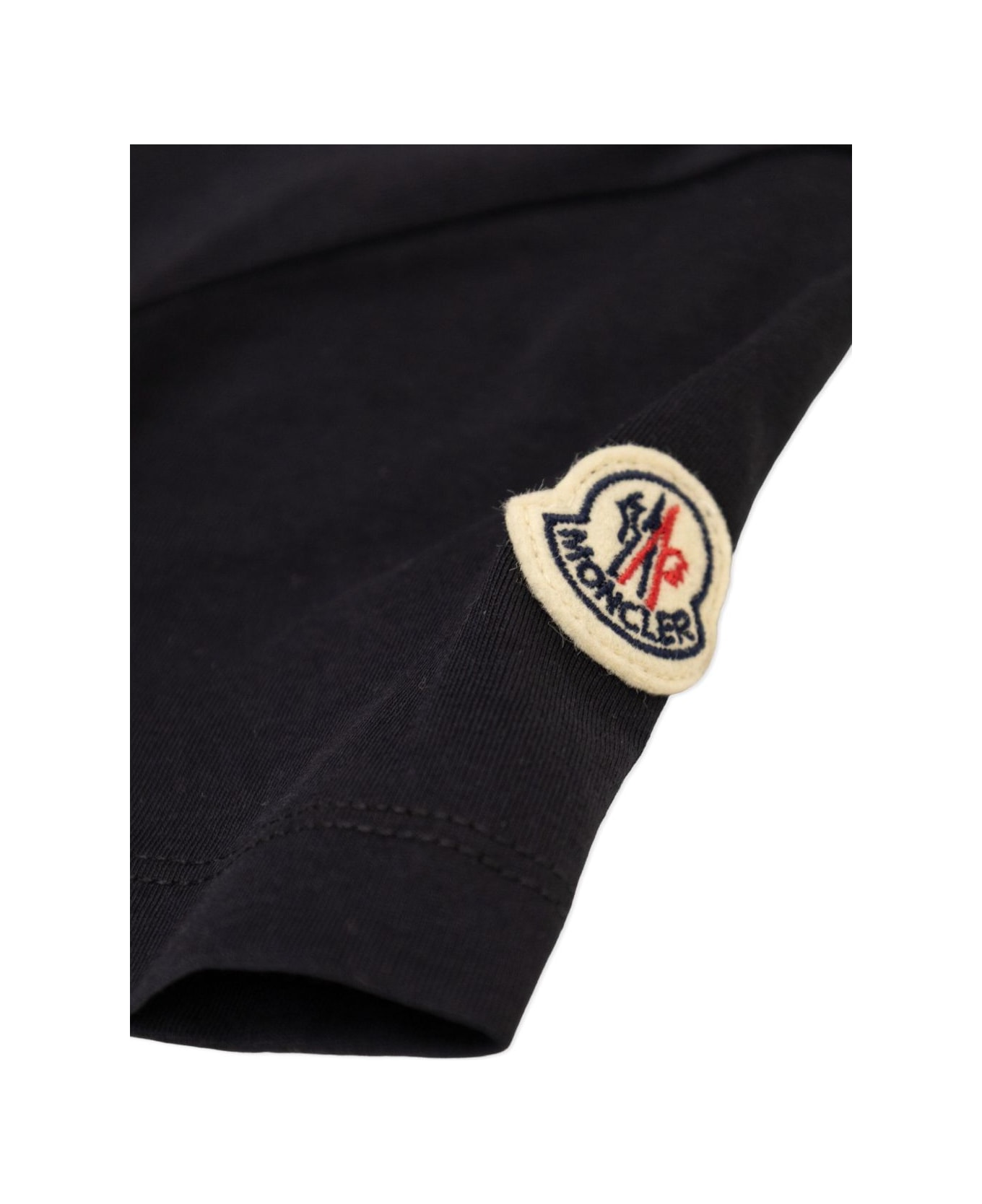 Moncler Enfant Logo T-shirt - Black