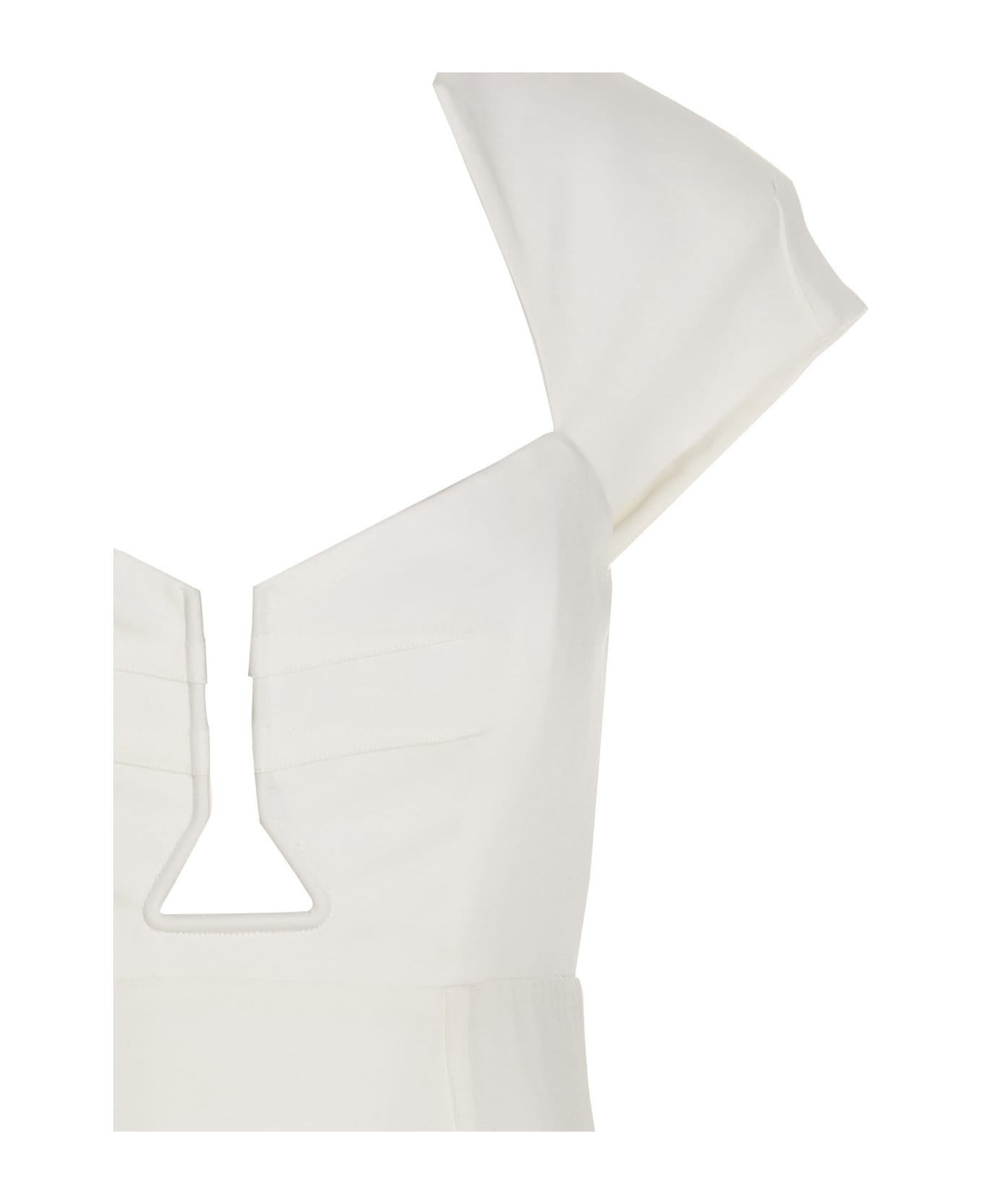 Roland Mouret Cady Midi Dress - White