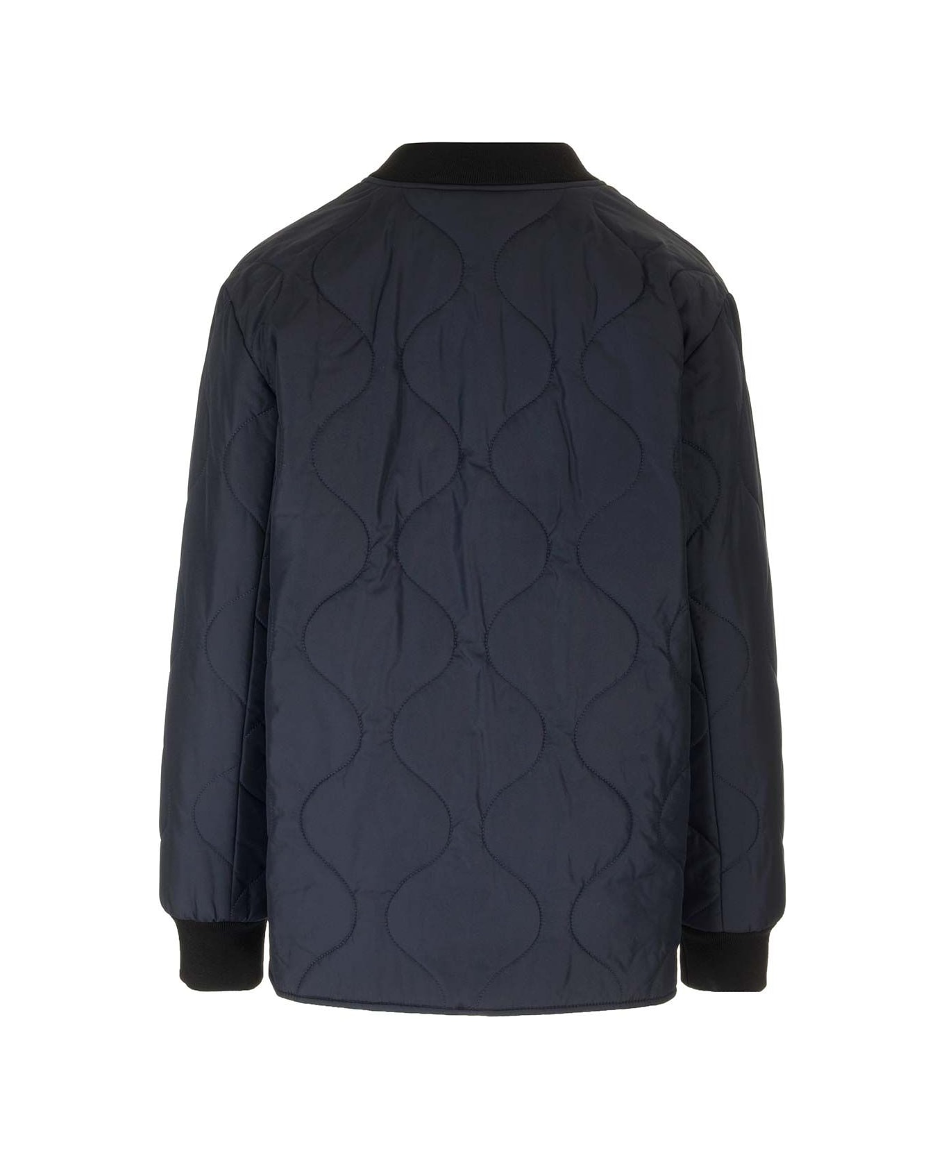 A.P.C. "camila" Quilted Jacket - Blue