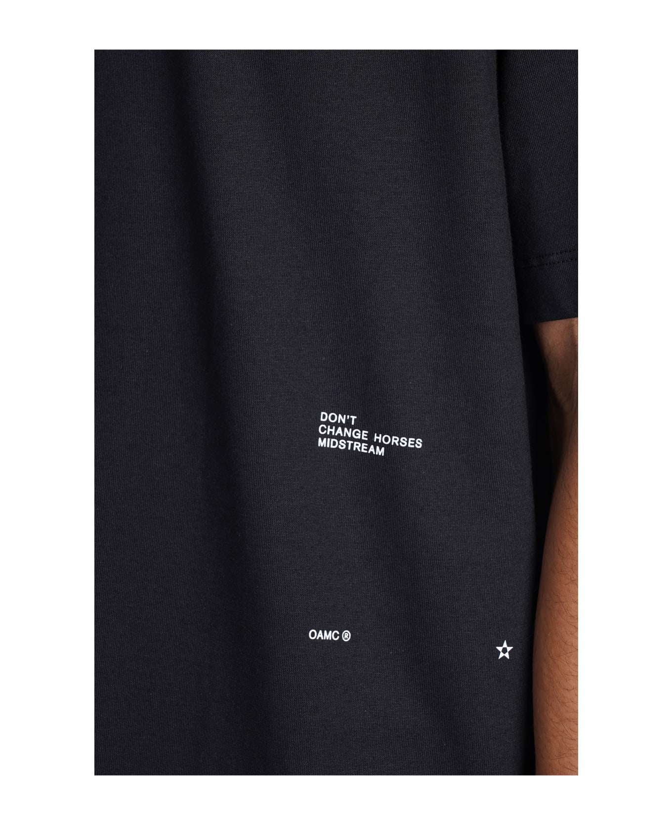 OAMC T-shirt In Black Cotton - black シャツ