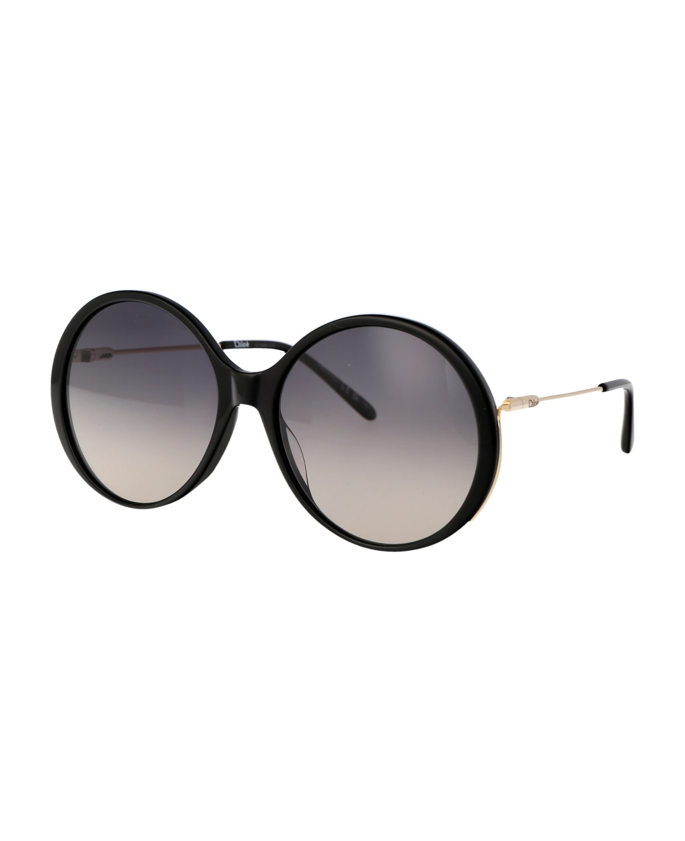 Chloé Eyewear Ch0171s Sunglasses - 001 BLACK GOLD GREY