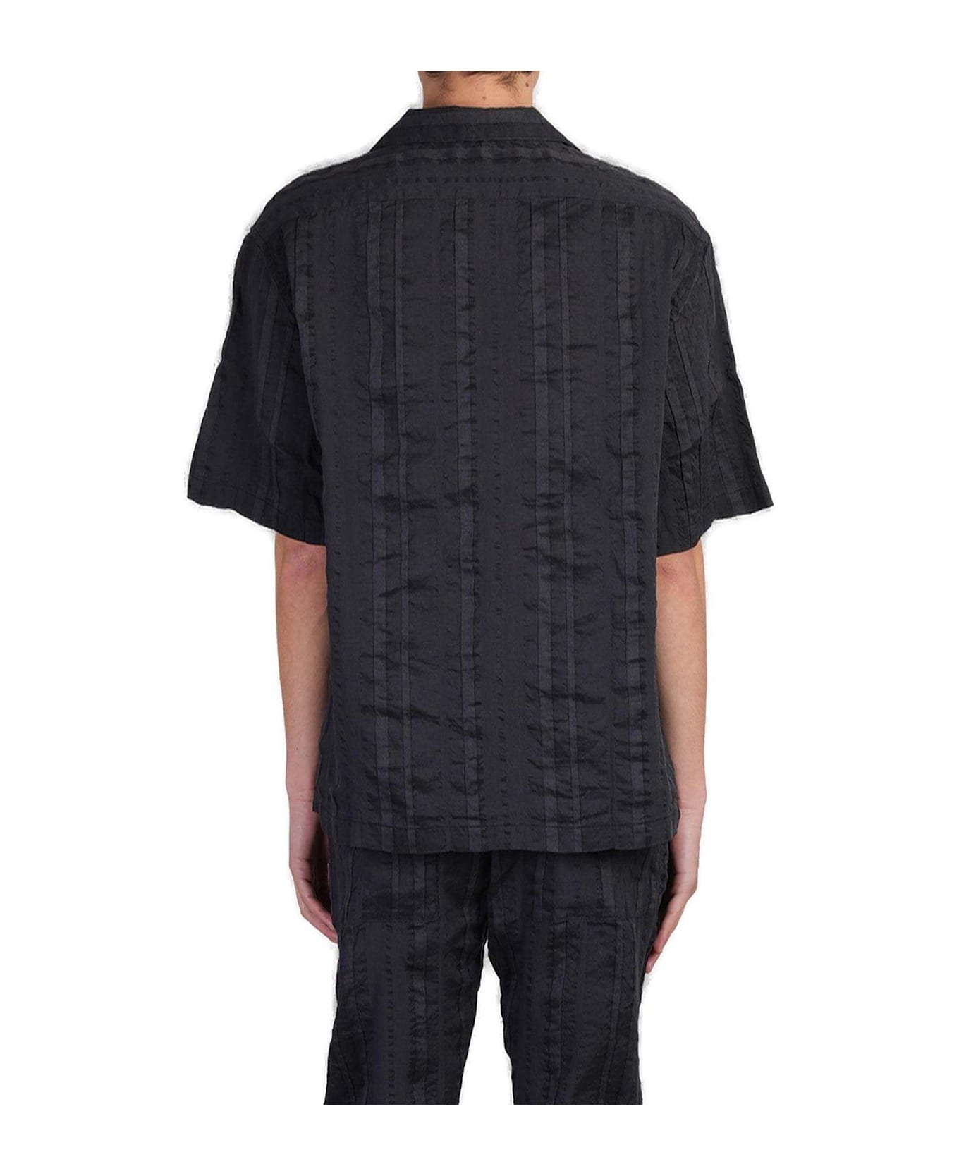 Barena Short-sleeved Striped Shirt - Grafite