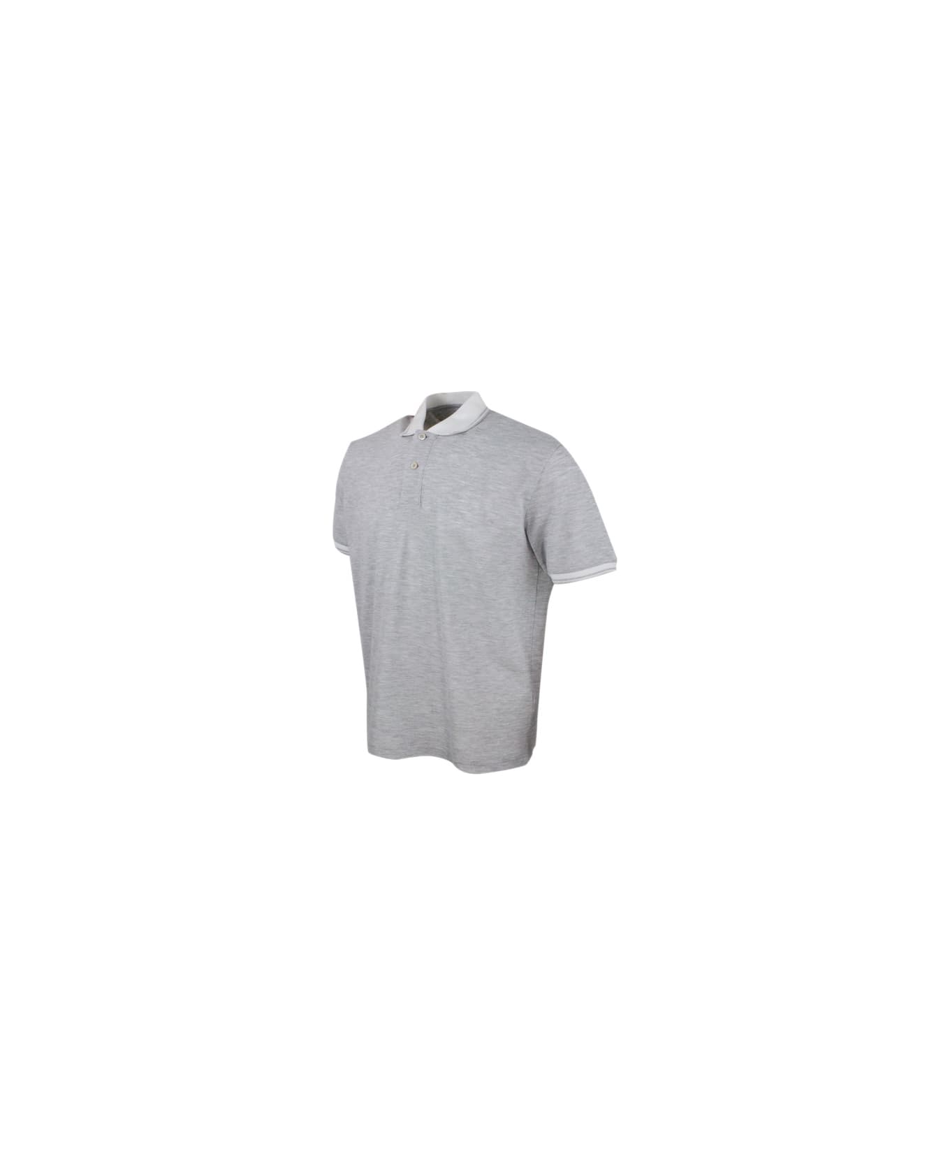 Eleventy Polo Shirt - Grey