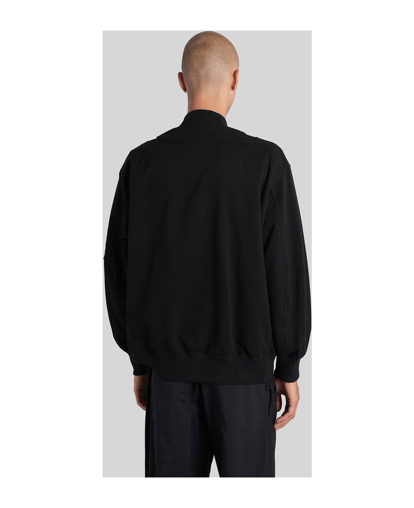 Comme des Garçons Homme Casual Jacket In Black Cotton - black