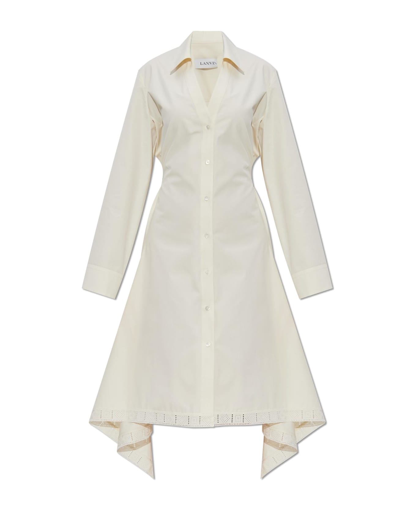 Lanvin Dress With Drawstring Waist - NEUTRALS