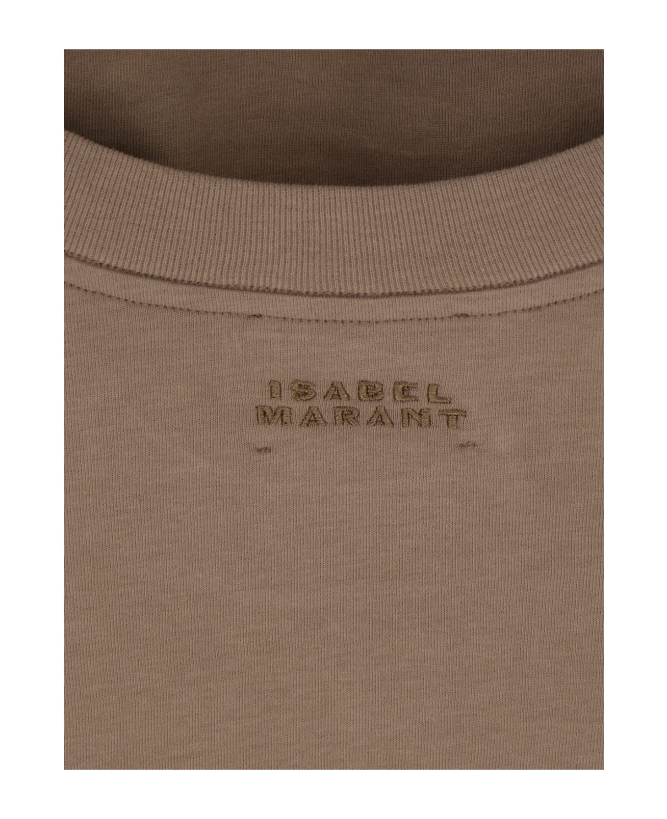 Isabel Marant Crop T-shirt - Brown