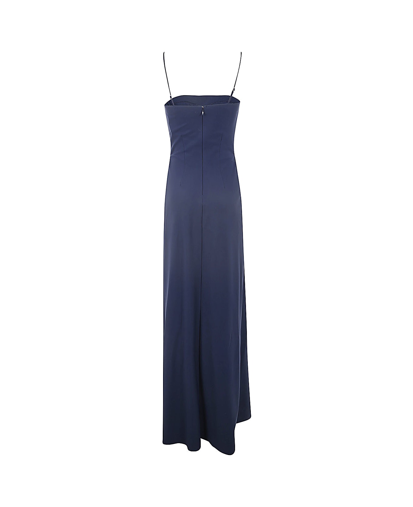 La Petit Robe Di Chiara Boni Alga Brassiere Dress - Night Blue