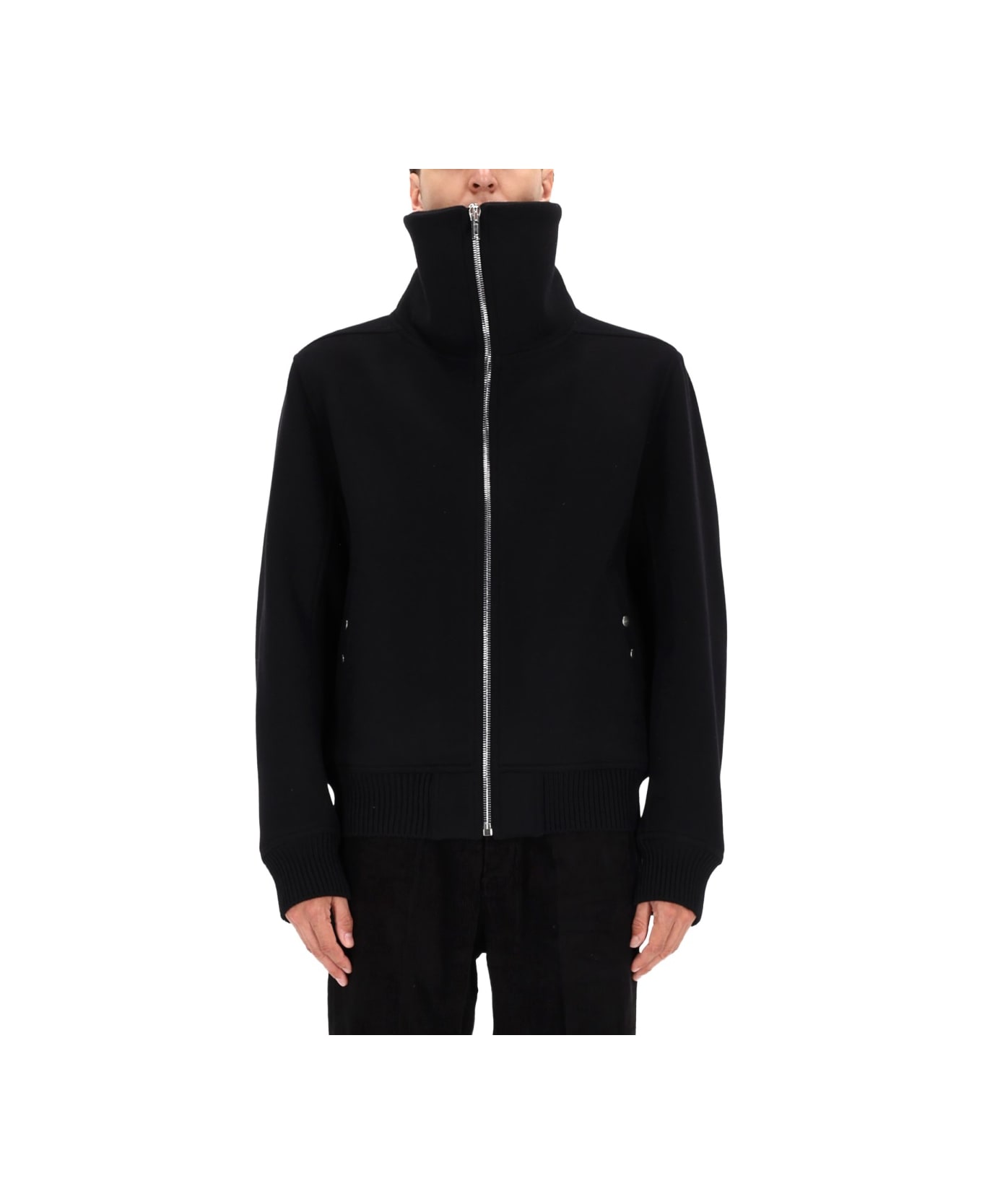 Rick Owens "blixa Dracucollar" Jacket - BLACK